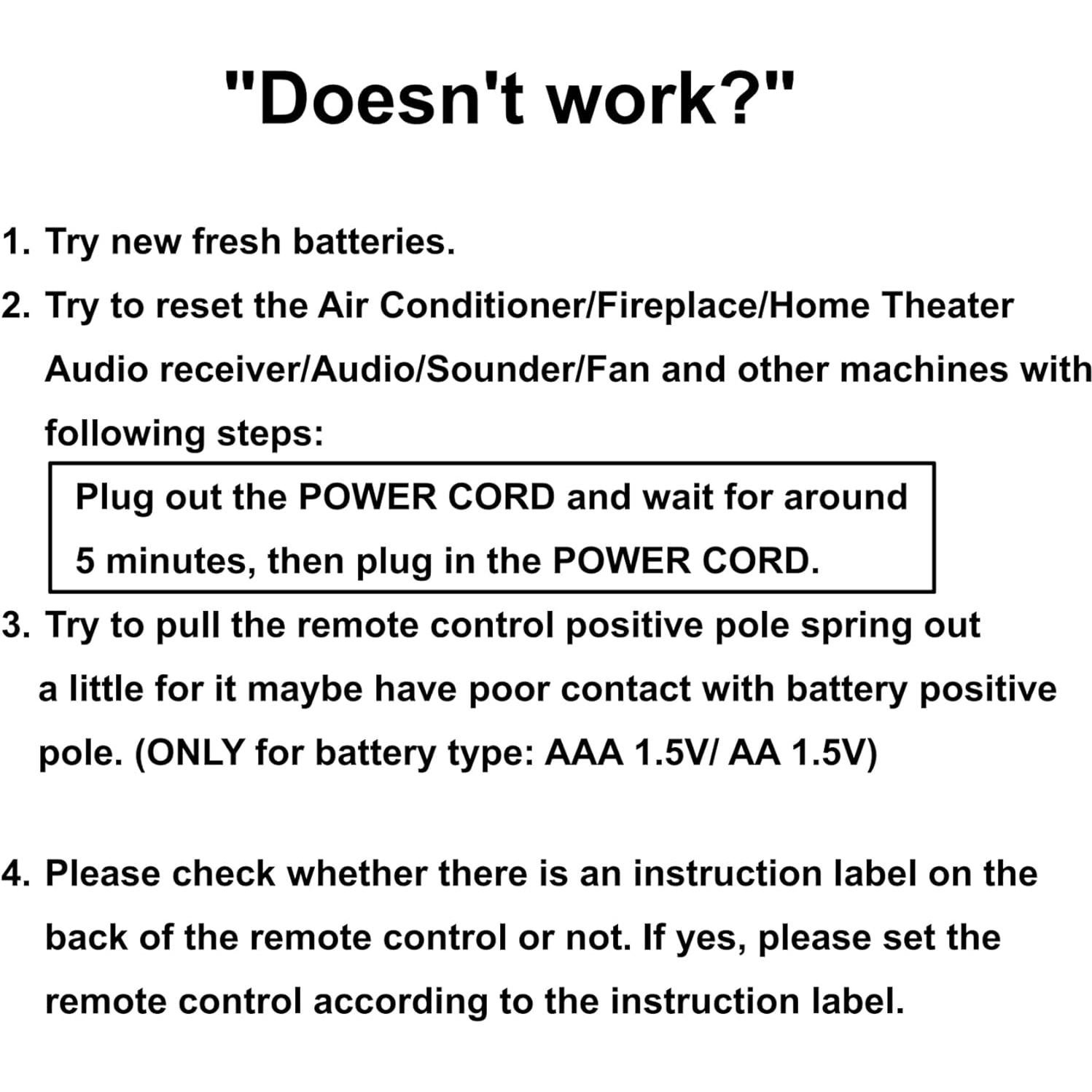Control Remoto Frigidaire Compatible Sin Programación