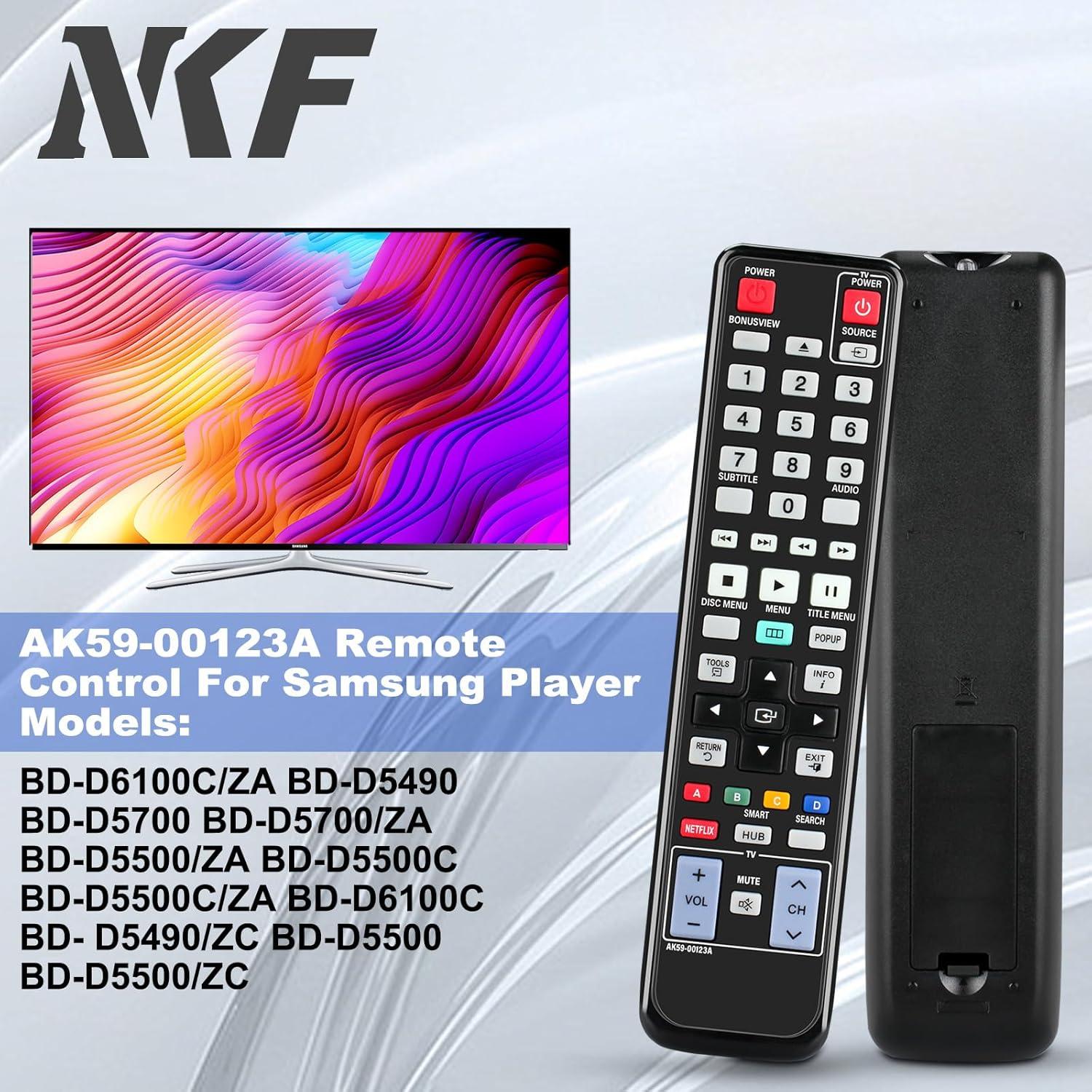 Control Remoto AK59-00123A para Reproductor Blu-Ray Samsung
