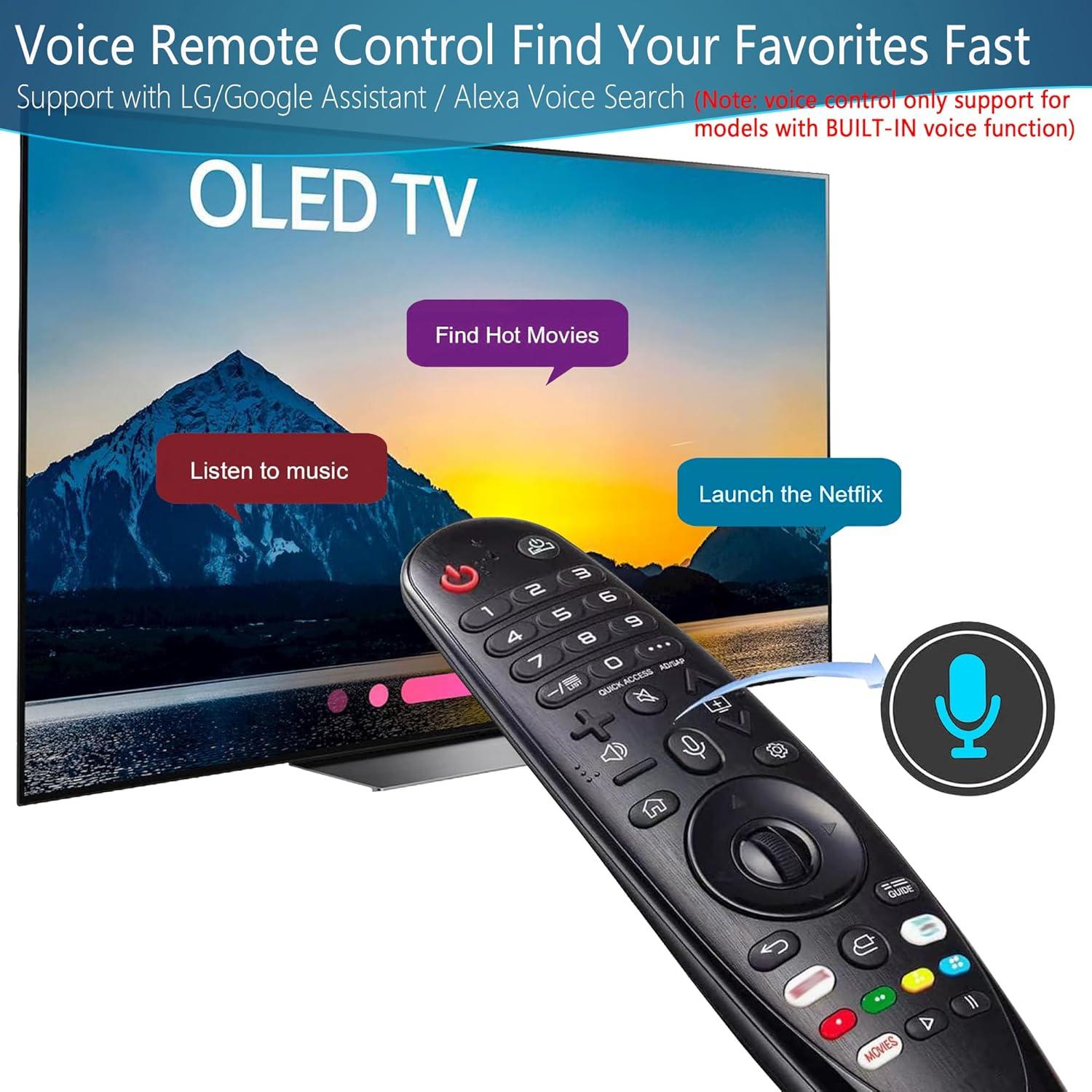 Control Remoto de Voz LG MR20GA AKB75855501 - Universal