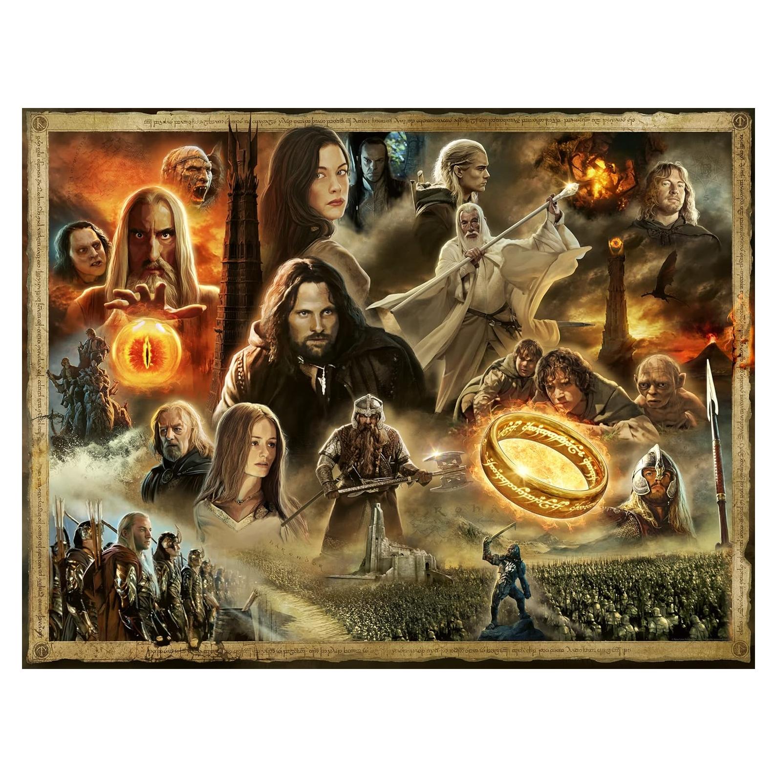 Rompecabezas Ravensburger 2000 Piezas El Señor de los Anillos