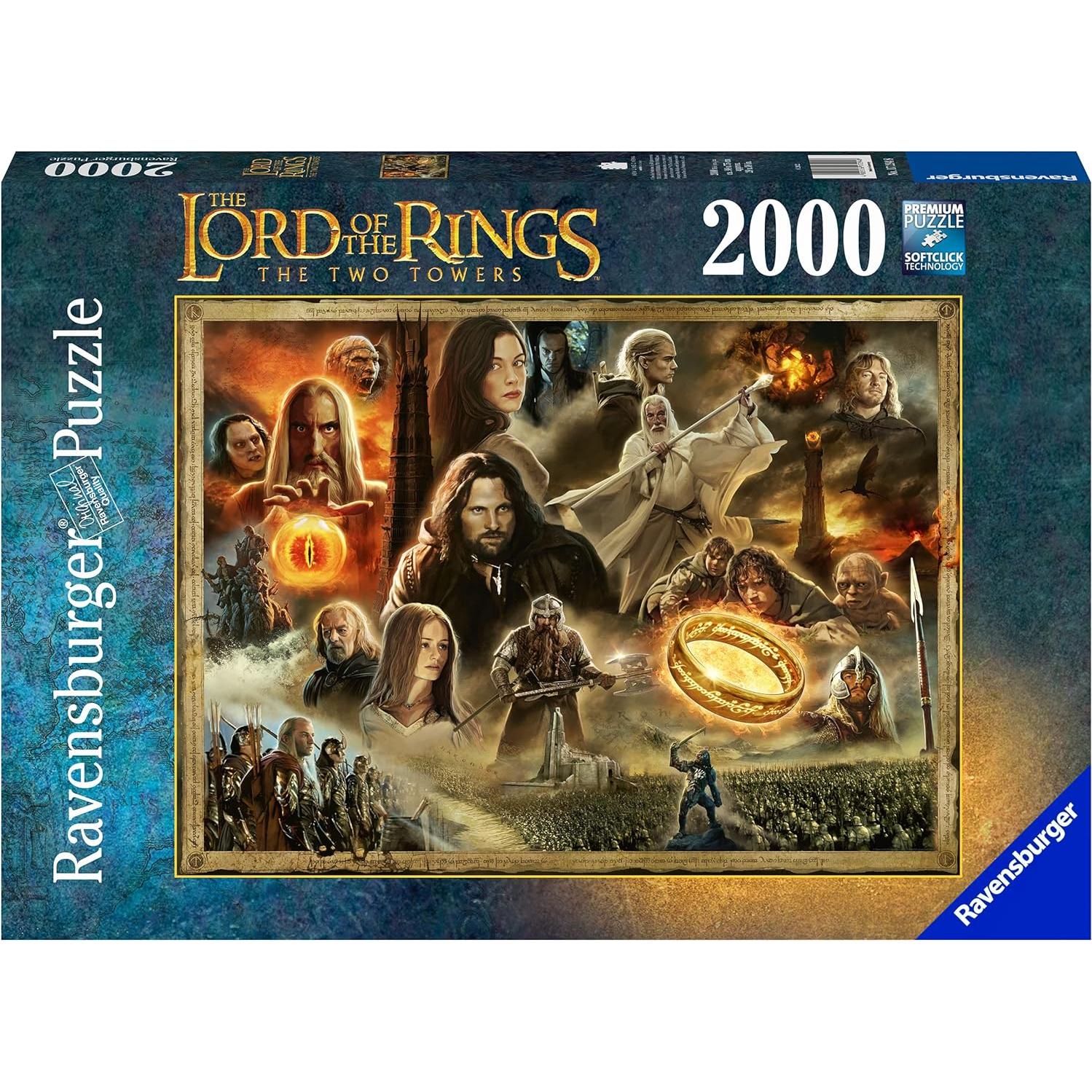 Rompecabezas Ravensburger 2000 Piezas El Señor de los Anillos