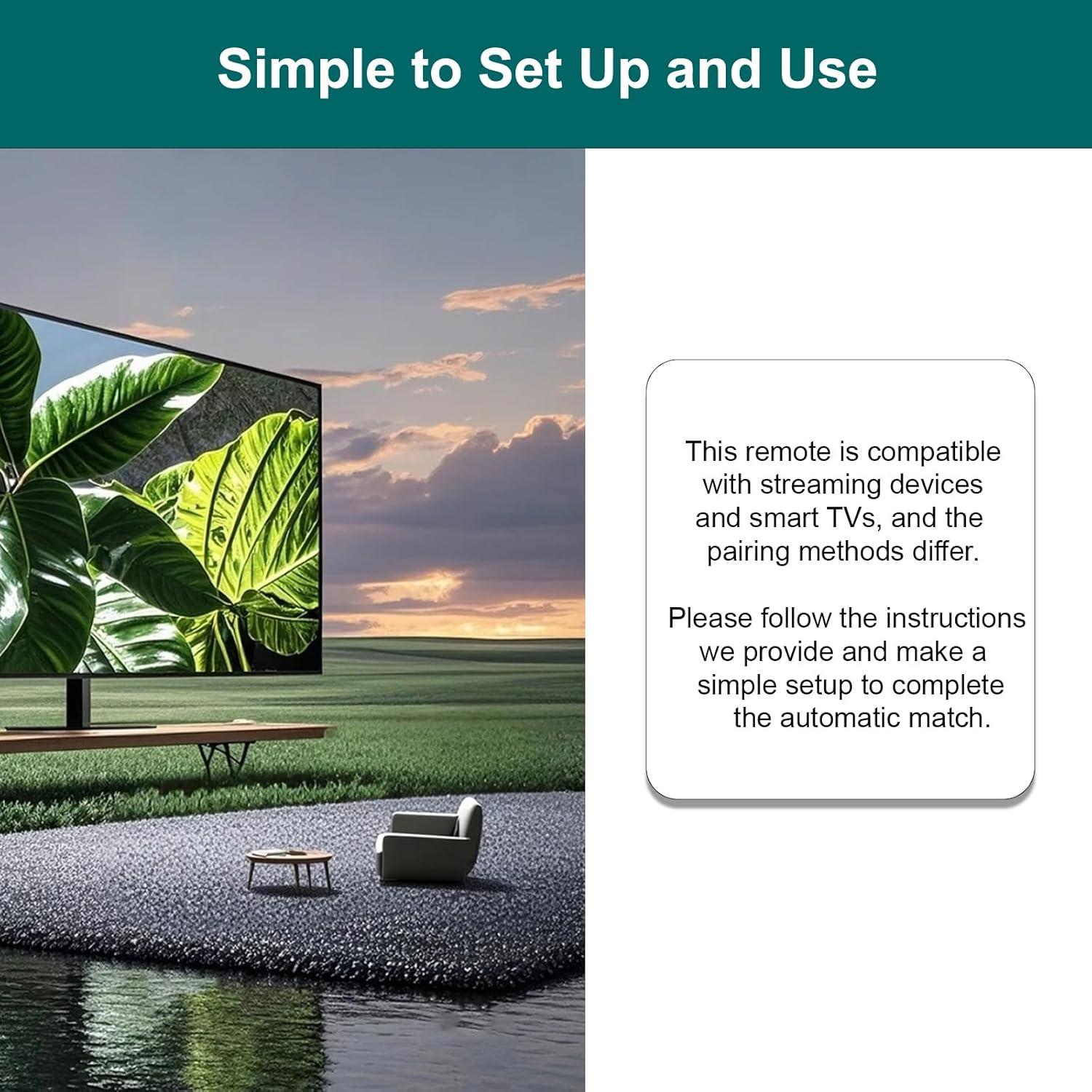 Control Remoto de Voz Luyeper Compatible con TV Stick y Smart TV