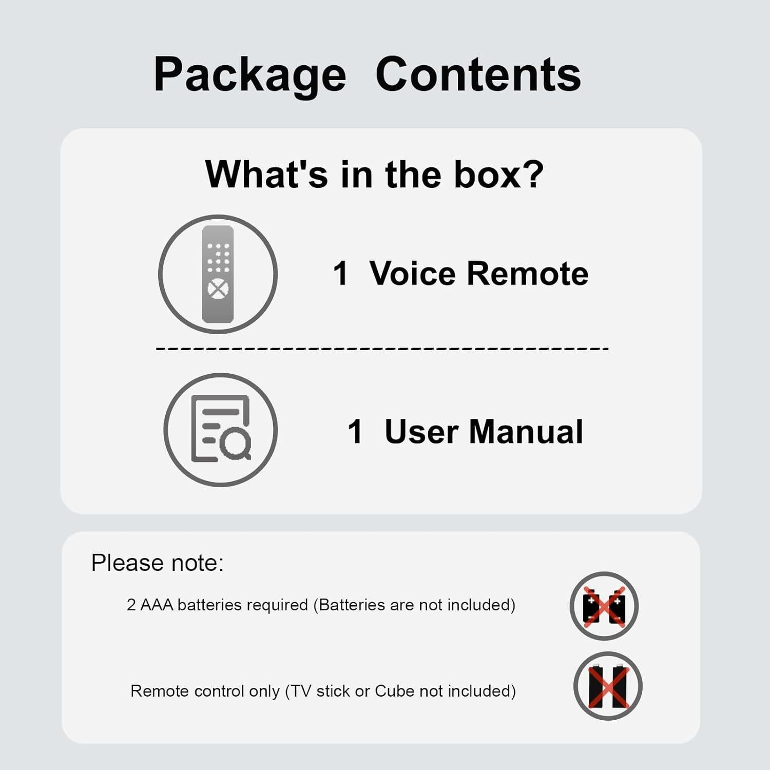Control Remoto de Voz Luyeper Compatible con TV Stick y Smart TV