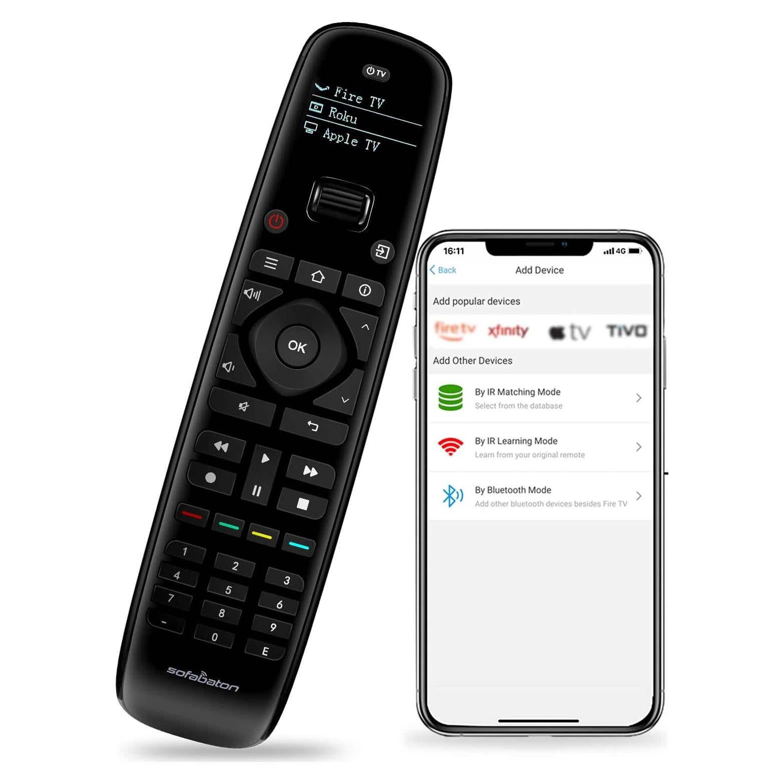 Control Remoto Universal SofaBaton U2 - Infrarrojo 10.67m