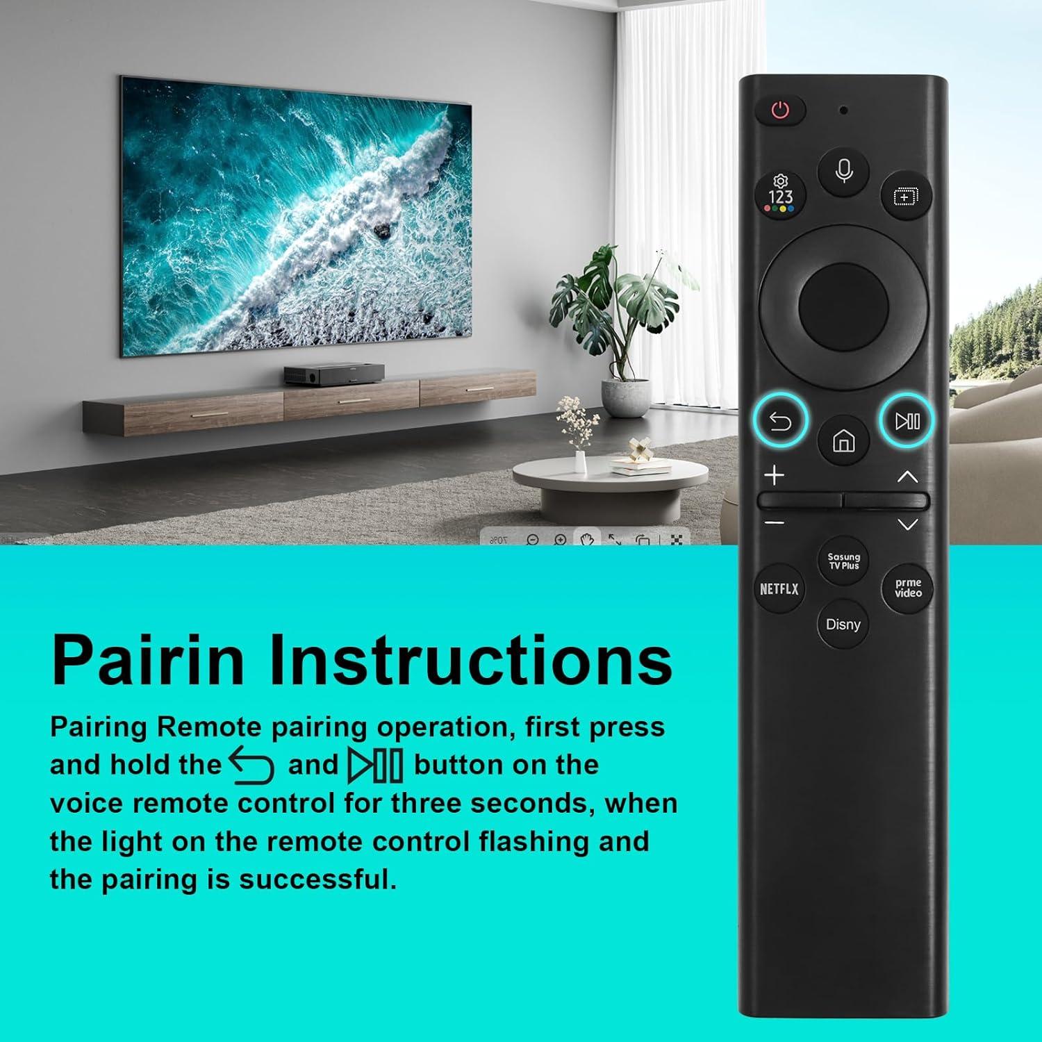 Control Remoto Solar Samsung BN59-01385A con Voz y Bluetooth