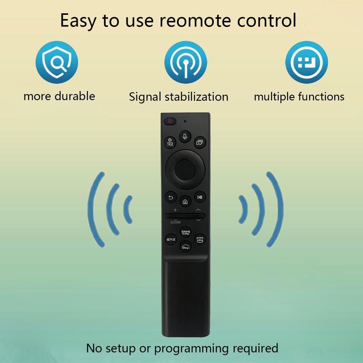 Control Remoto de Voz Universal GHUST BN59-01385A para TV Samsung