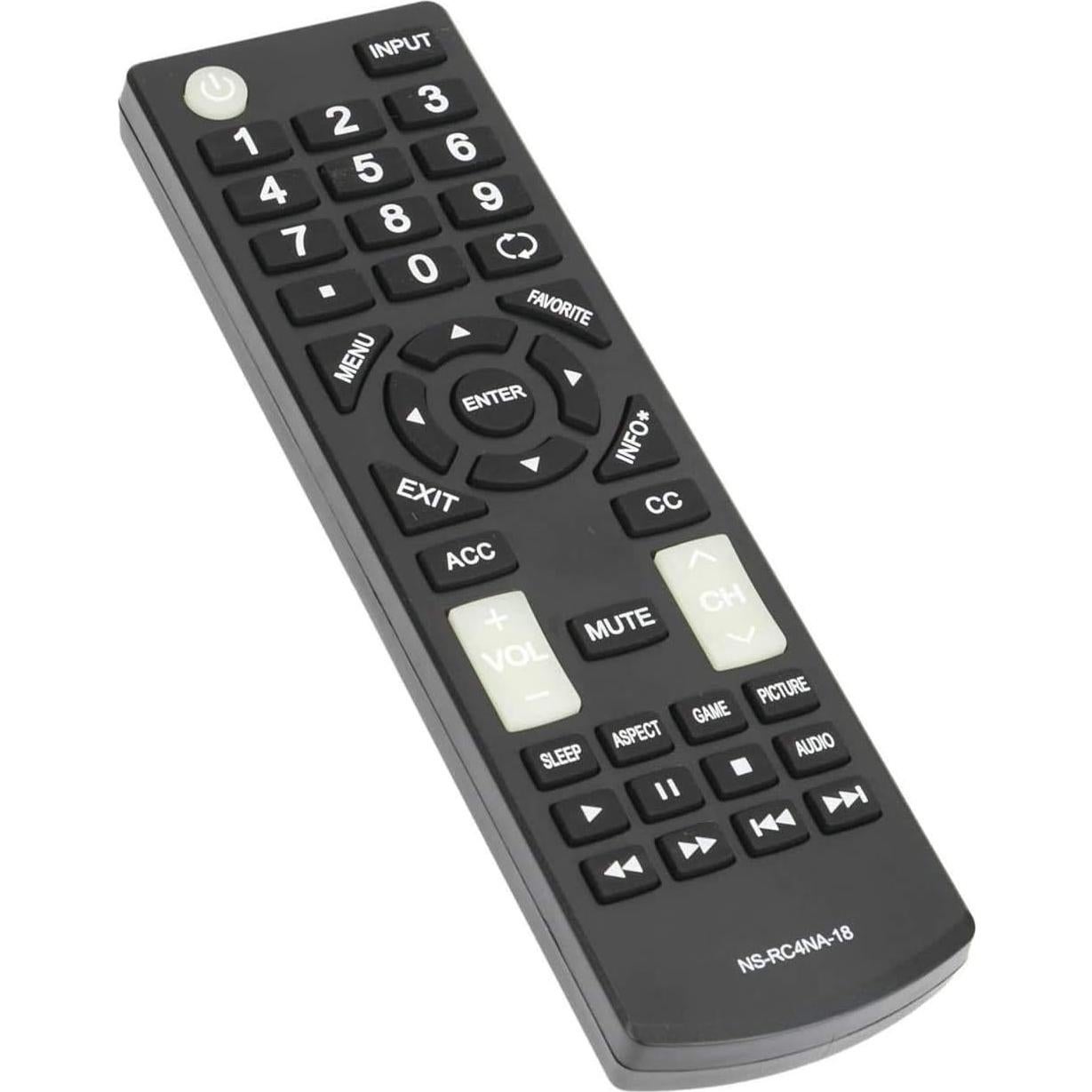 Control Remoto NS-RC4NA-18 para TV Insignia LCD/LED