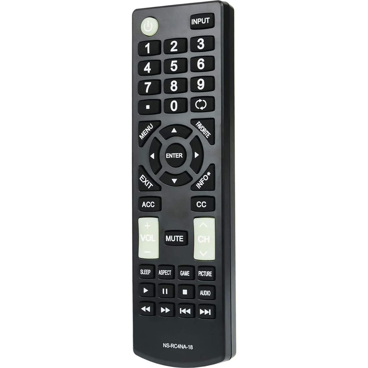 Control Remoto NS-RC4NA-18 para TV Insignia LCD/LED
