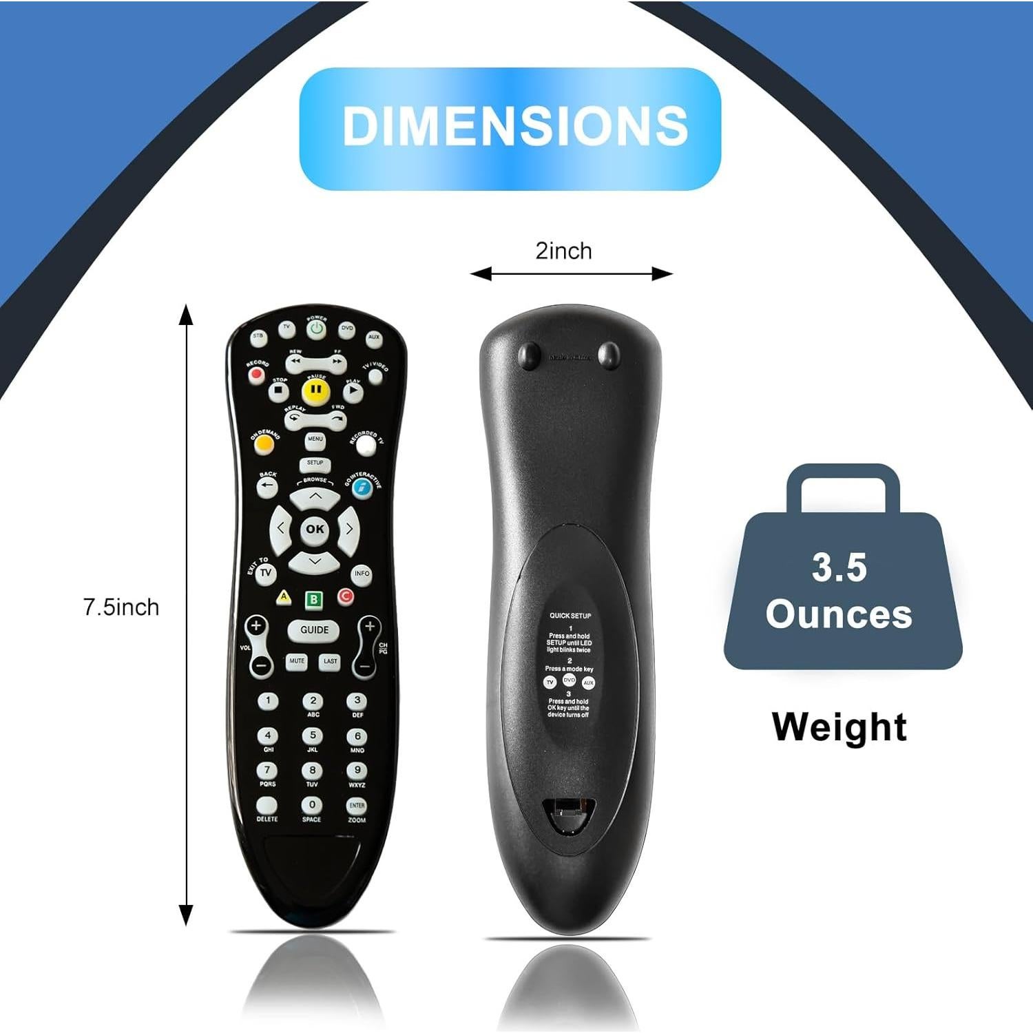 Control Remoto Universal Genérico S10 ATT para TV - Fácil Configuración