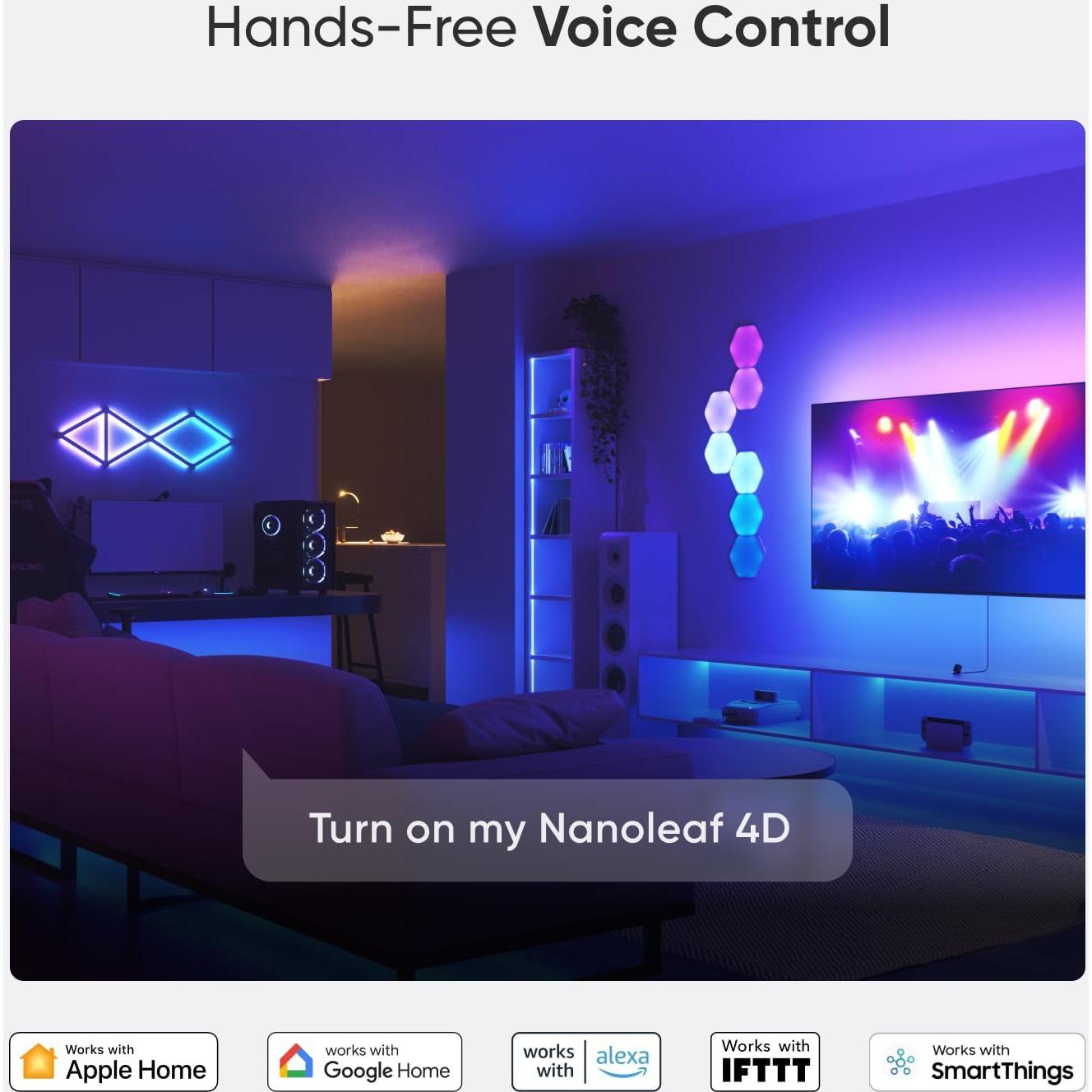 Nanoleaf 4D - Retroiluminación LED para TV hasta 216 cm