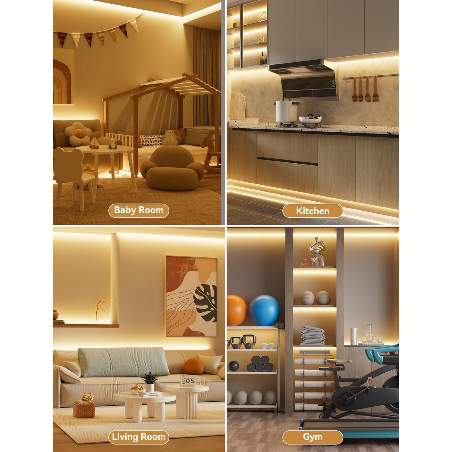 Tira LED COB PAUTIX 5m 2700K Regulable con Control Remoto