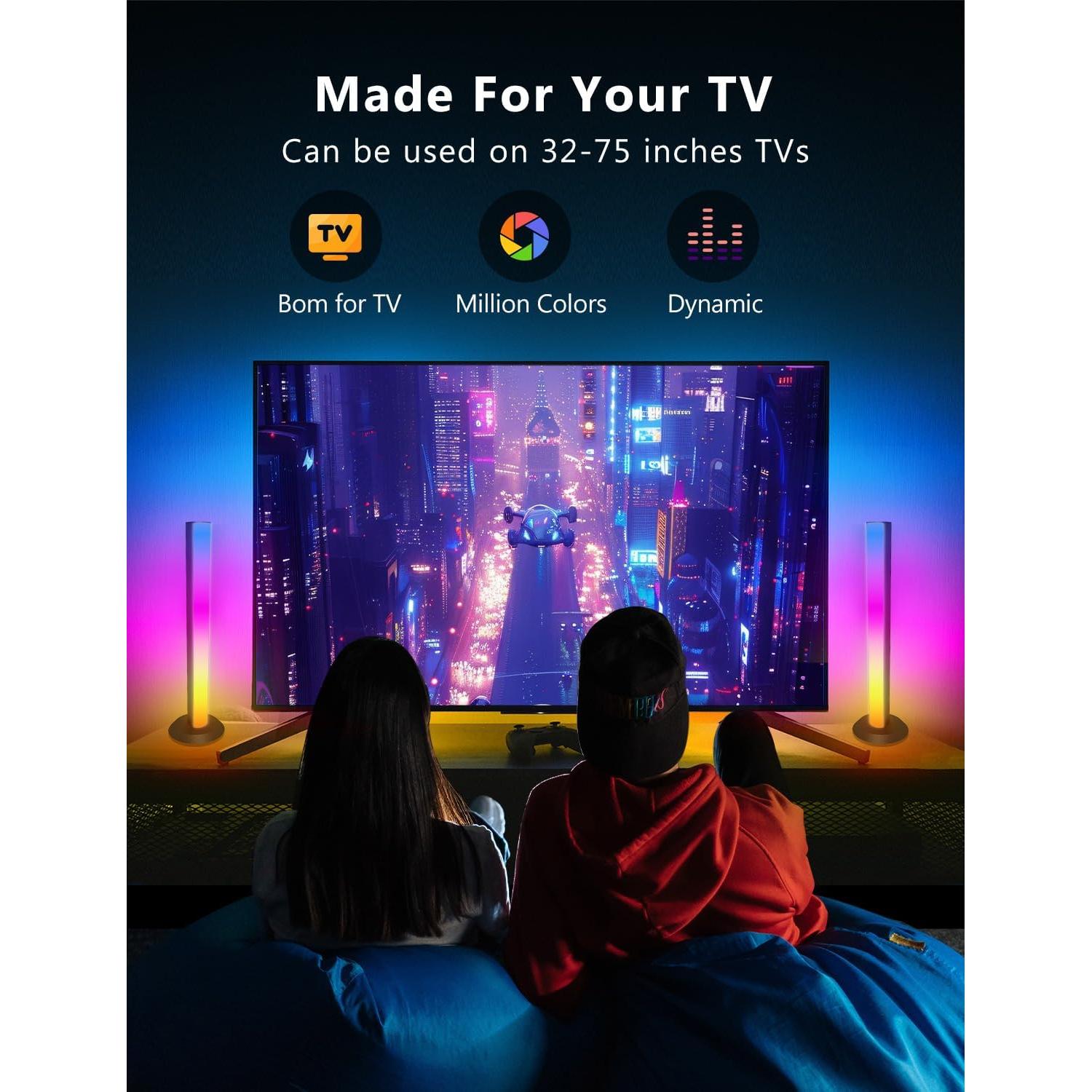 Barras de Luz LED DAYBETTER RGB 35 cm para TV 45-75"