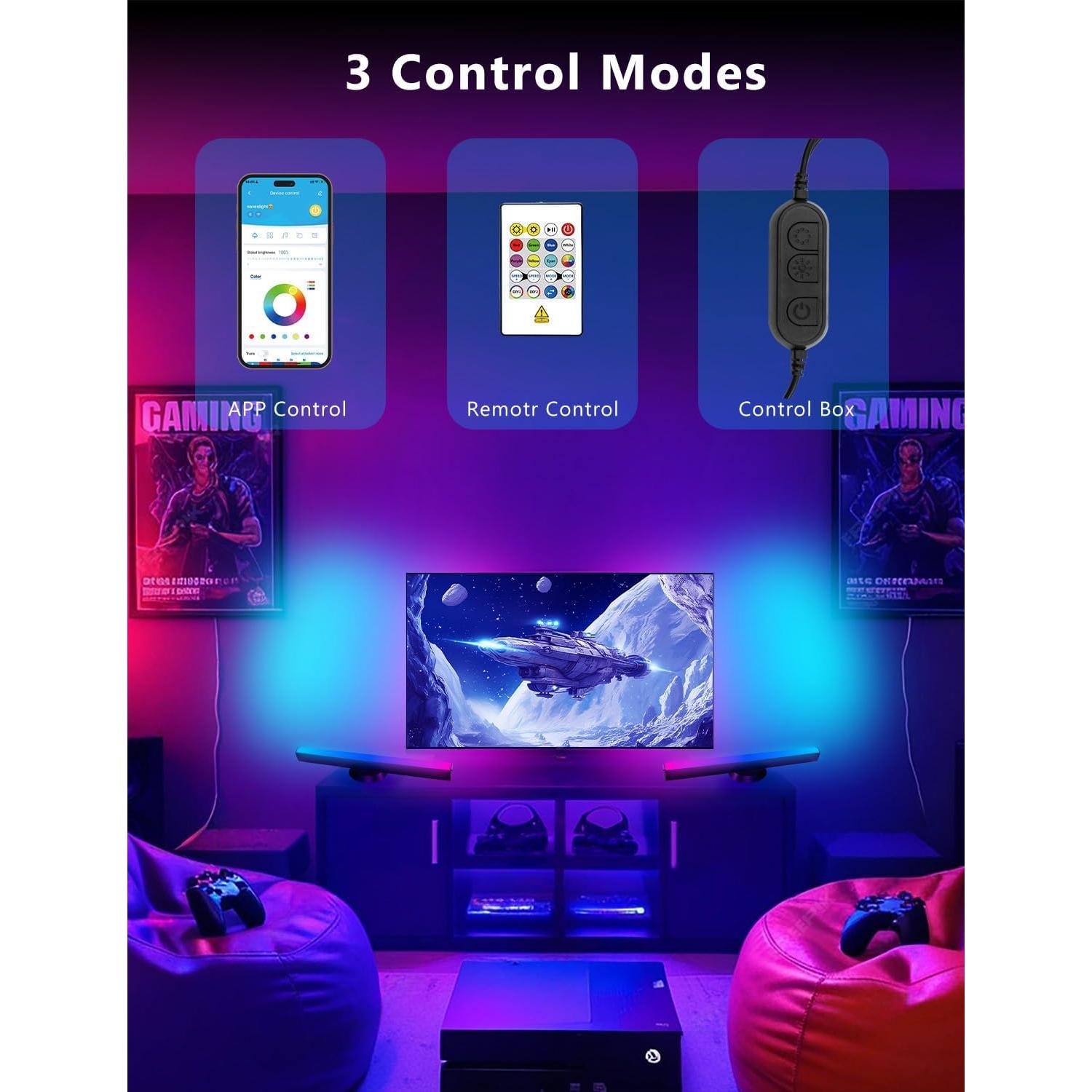 Barras de Luz LED DAYBETTER RGB 35 cm para TV 45-75"