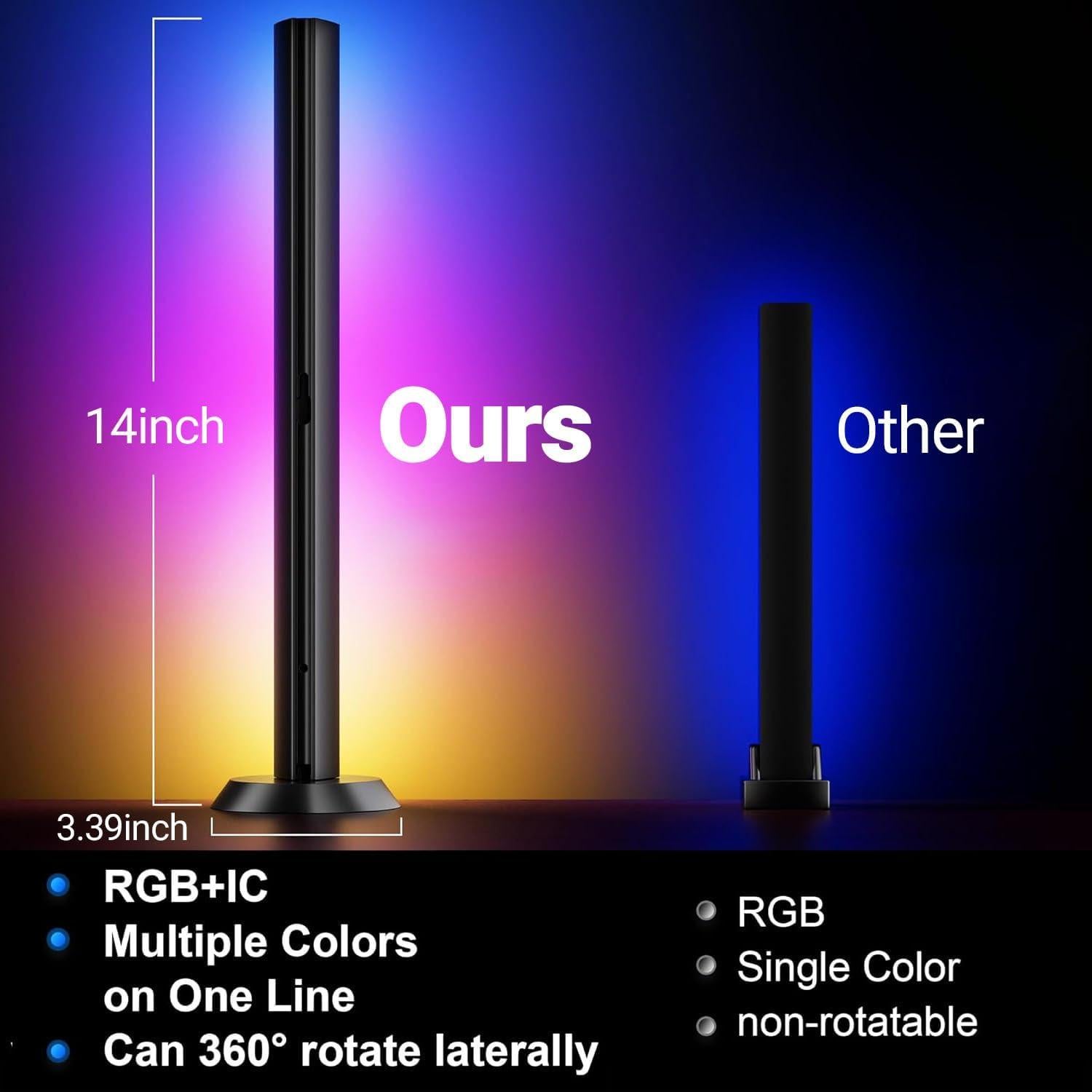 Barras de Luz LED DAYBETTER RGB 35 cm para TV 45-75"