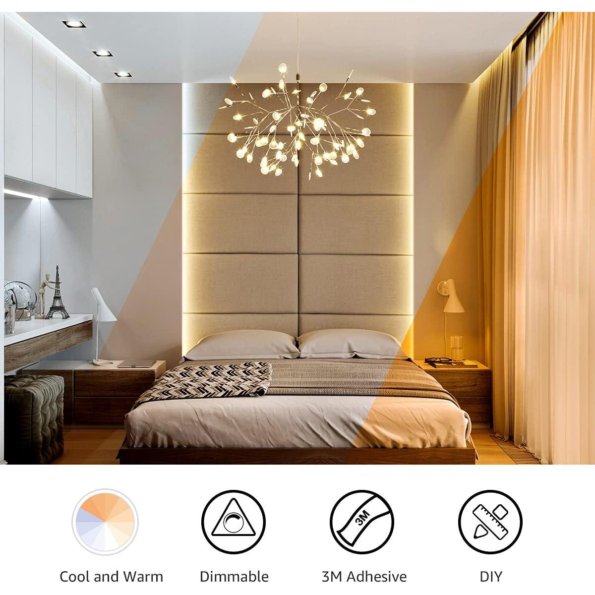 Tira LED Lepro 5m Regulable Blanco Ajustable 300 LEDs 12V