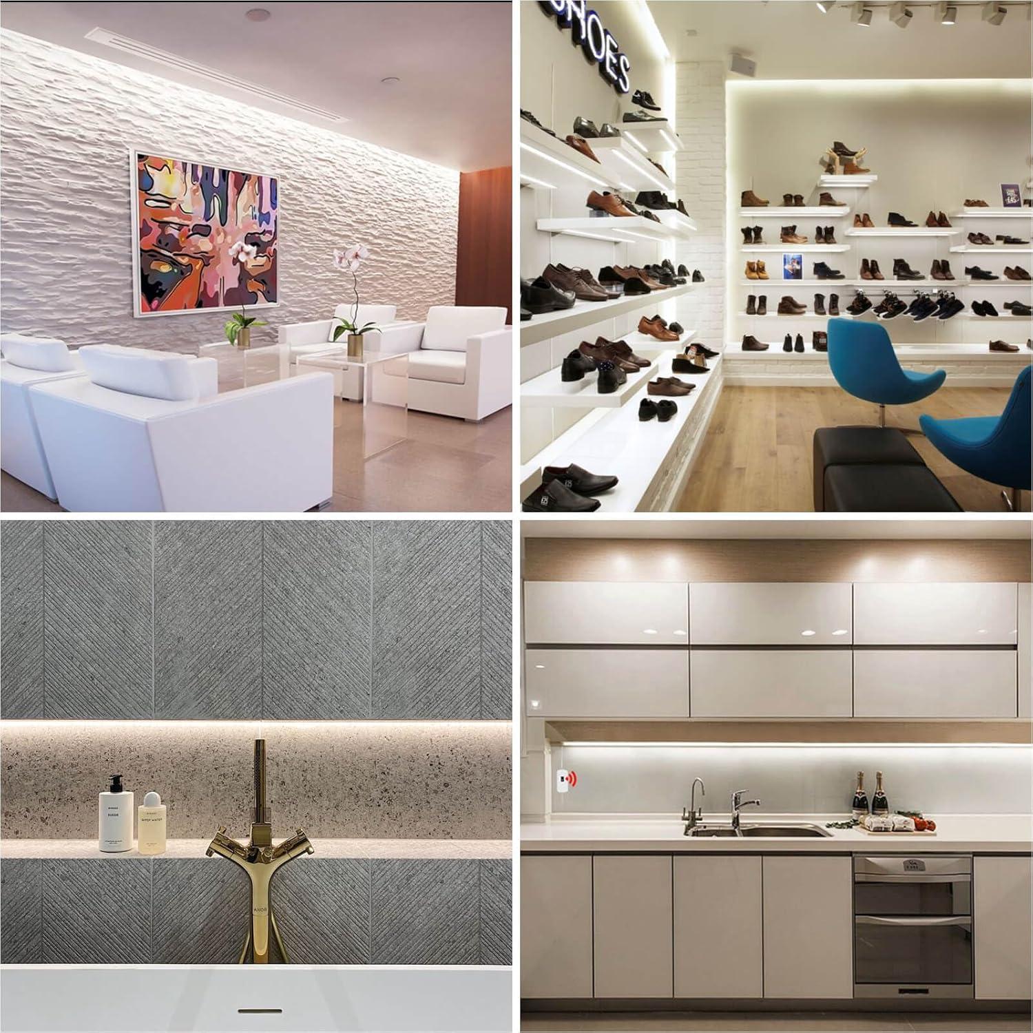 Tira de luces LED COB 5m 6000K LLTOP flexible cortable