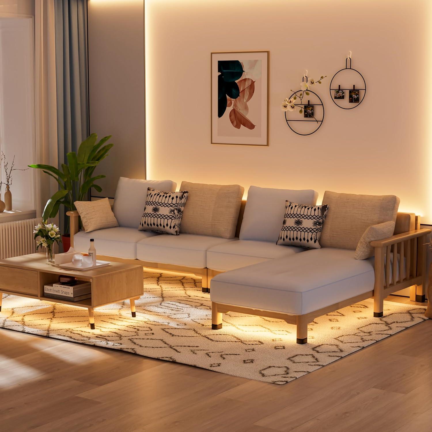 Tira LED COB MIWISE 6.1m 2700K-6500K Regulable con Control Remoto