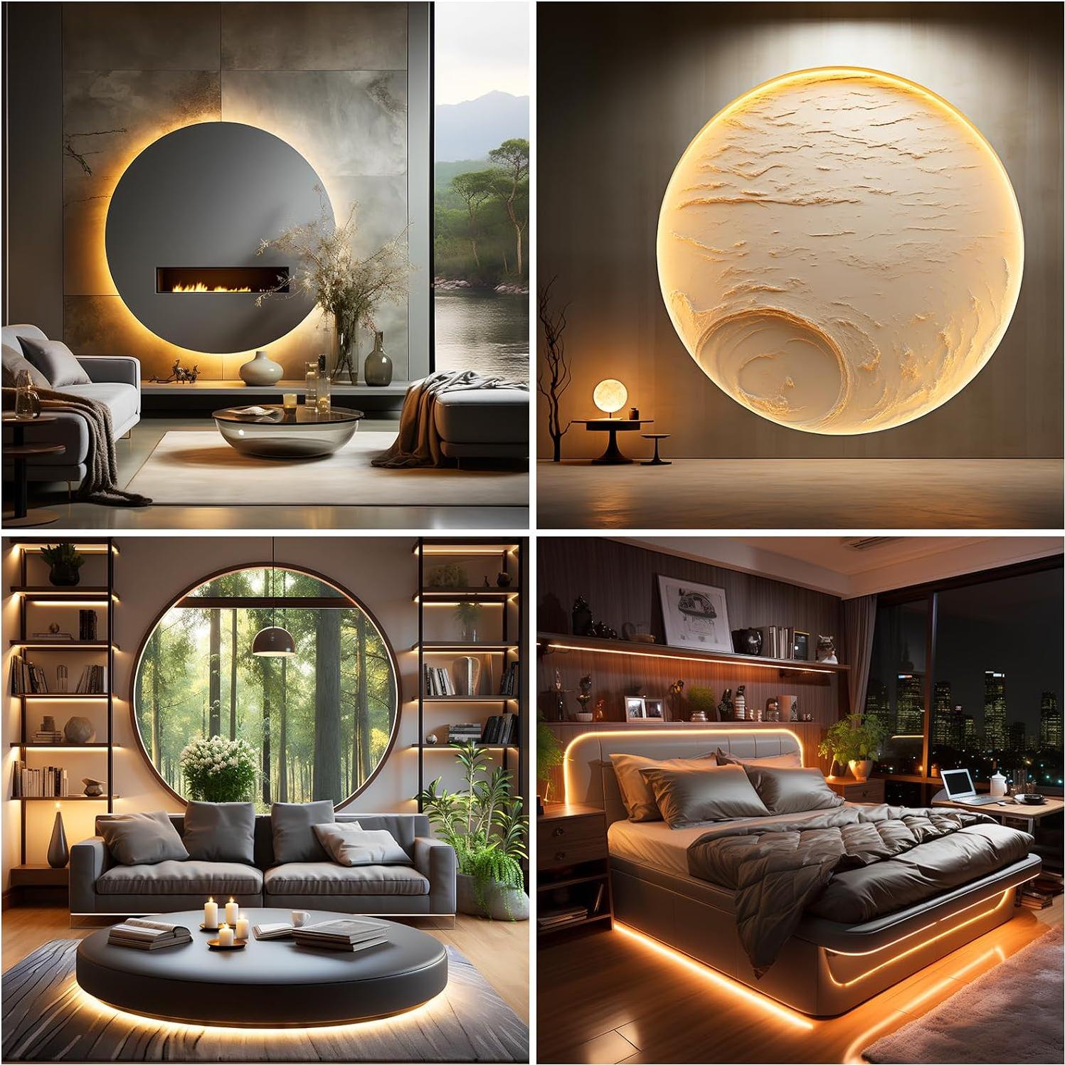 Tira LED COB 2m 3000K UVTaoYuan USB Regulable 10W