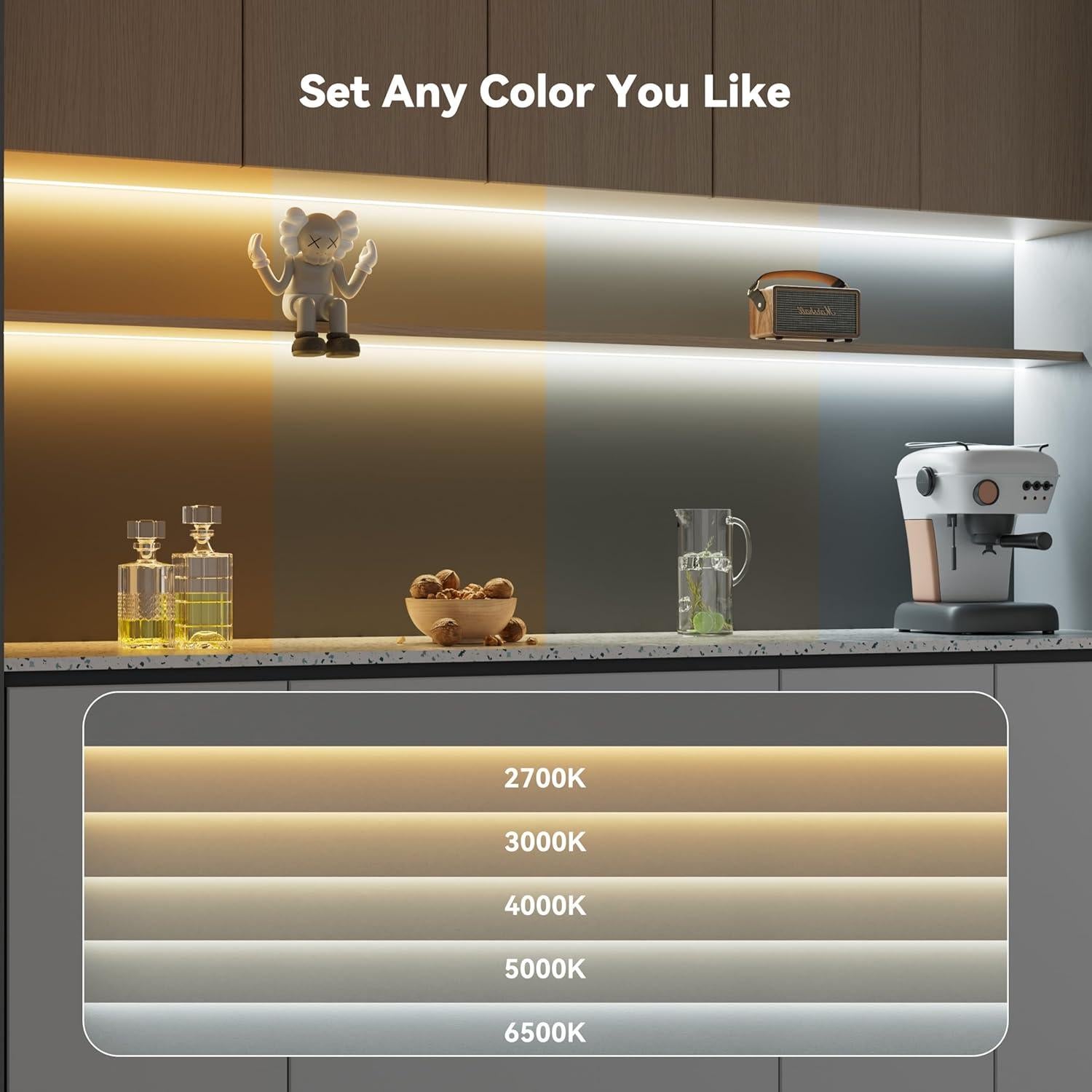 Tira LED COB PAUTIX 5m Regulable 2700K-6500K Control Remoto