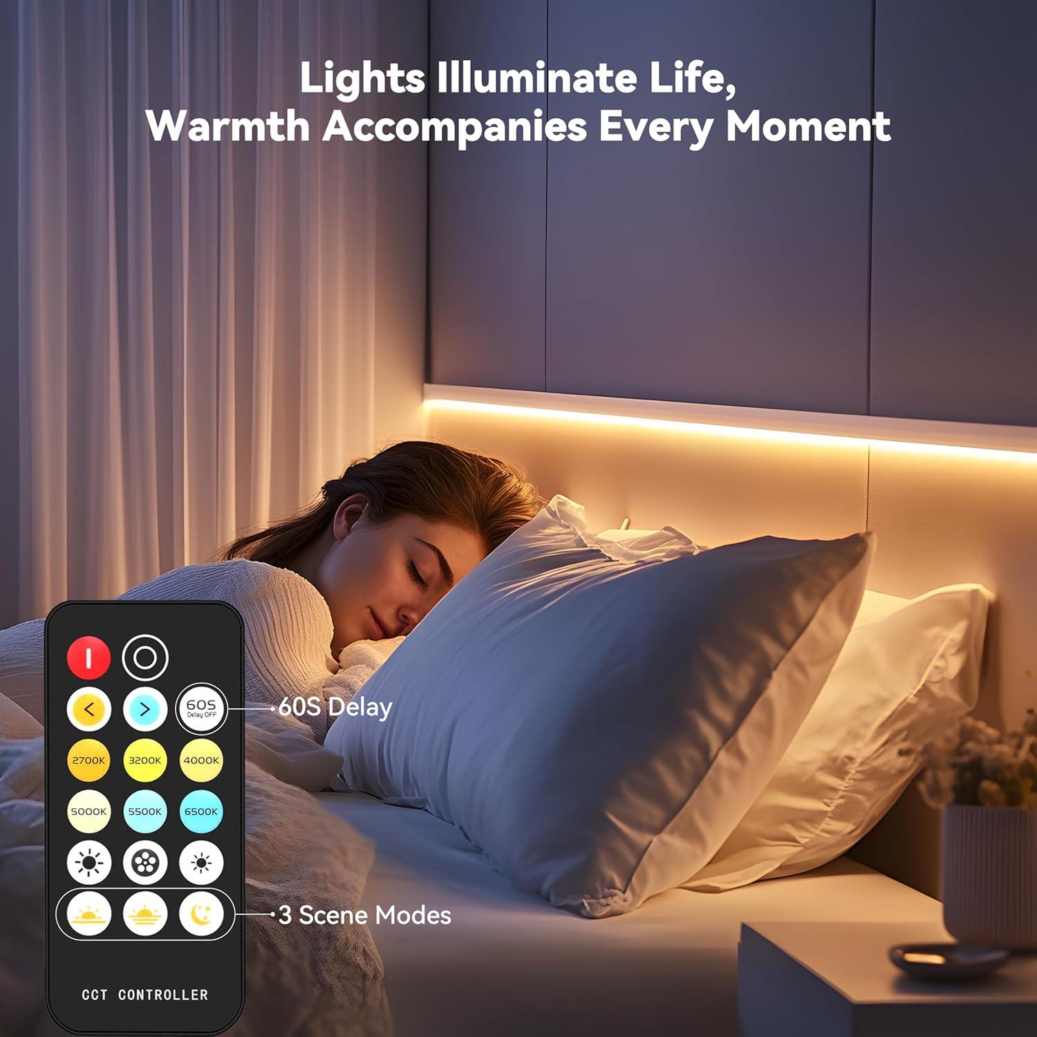 Tira LED COB PAUTIX 5m Regulable 2700K-6500K Control Remoto