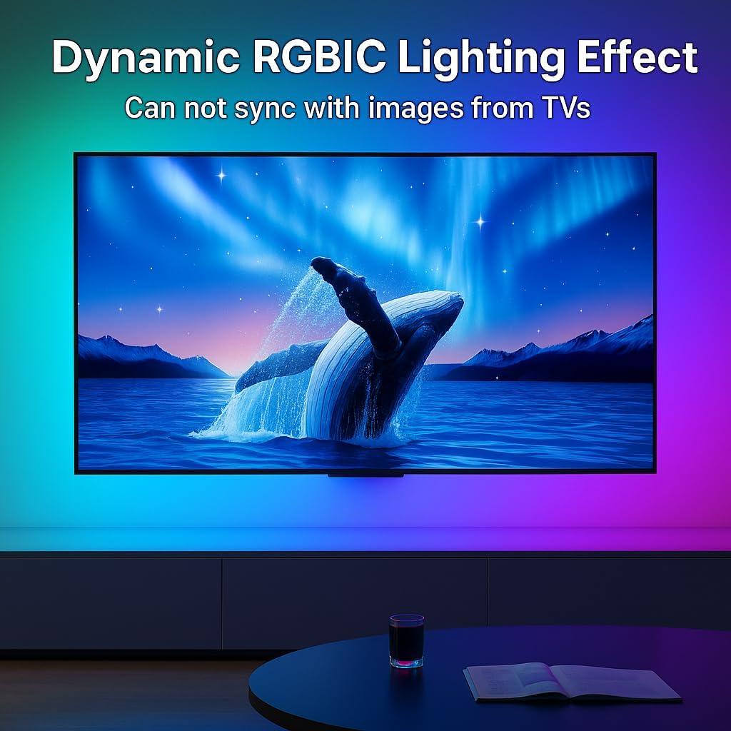 Tira de Luz LED 3.0m inShareplus para TV 32-43" Control WiFi