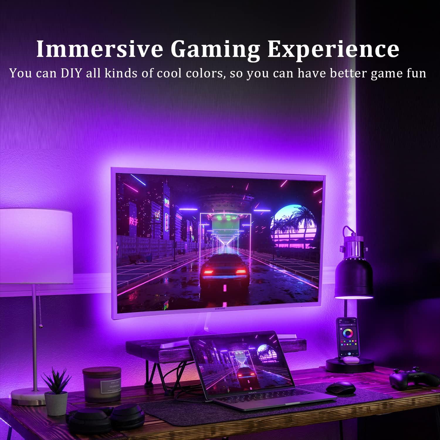 Tira de Luz LED RGB DAYBETTER 2.5m con Control Remoto