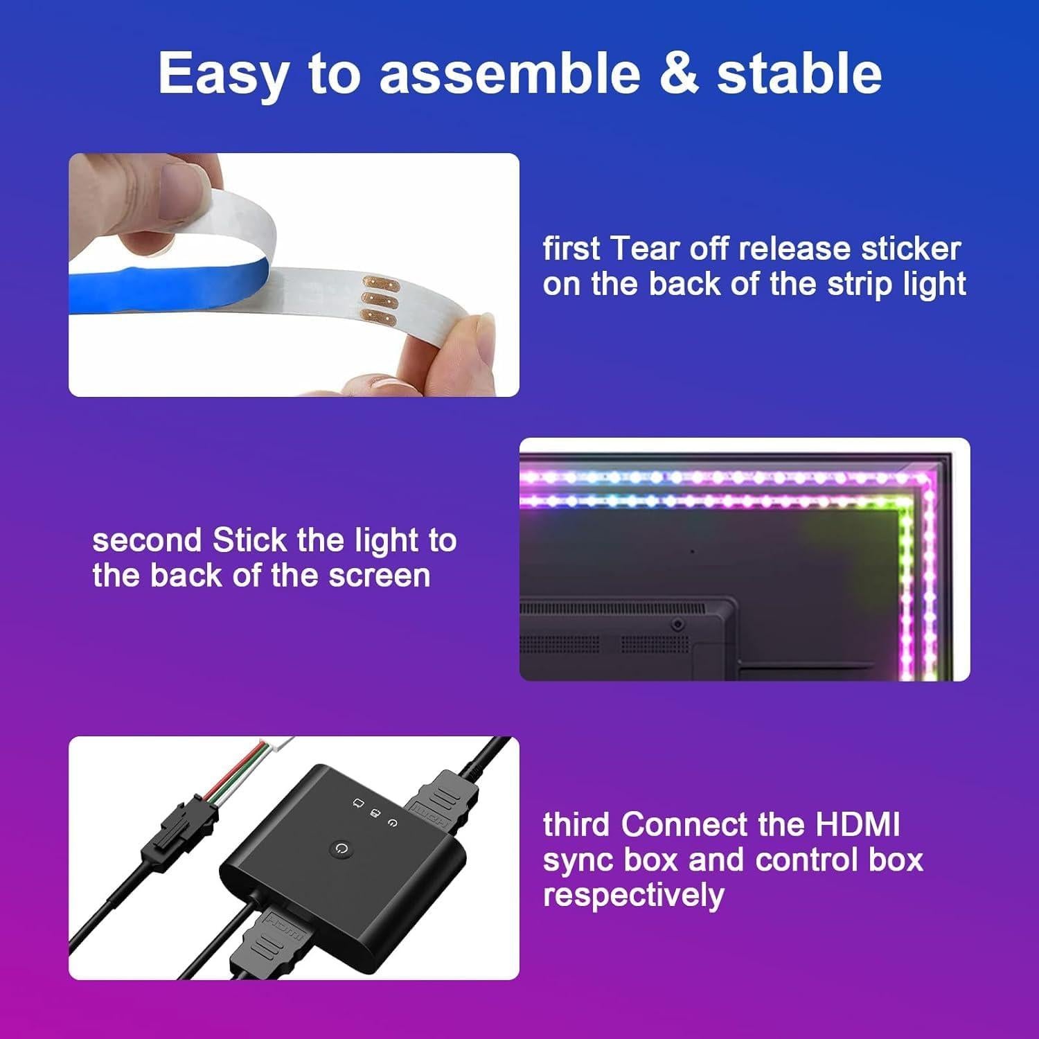 Kit Retroiluminación LED BDFFLY para Smart TV 2.29m HDMI 4K