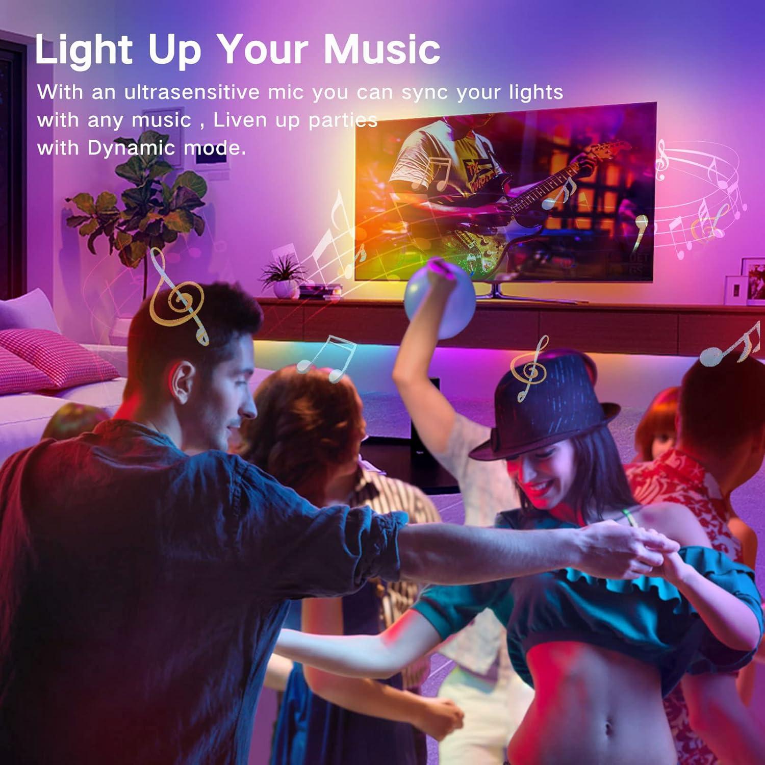 Tira LED COB RGBW Sumaote 5m 784 LEDs/m Control APP