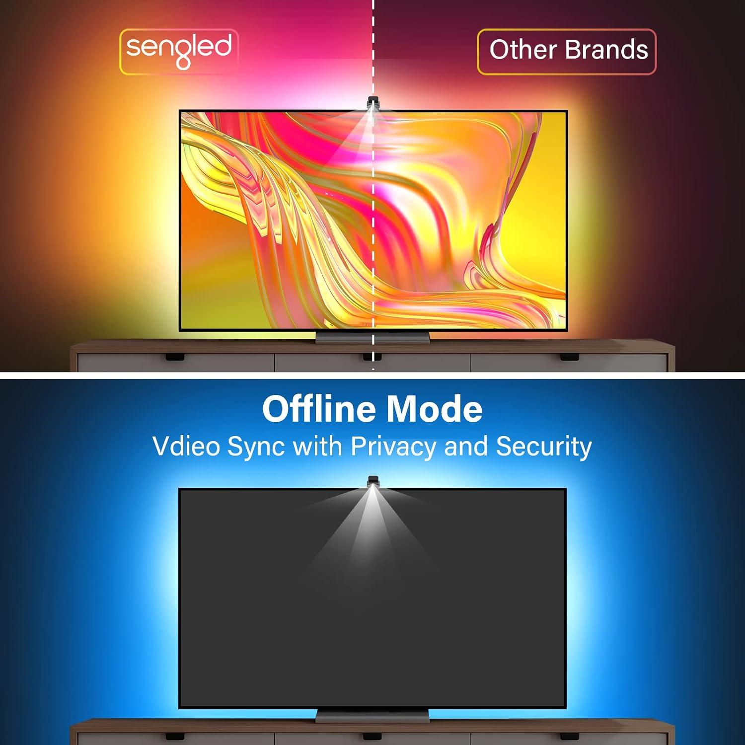 Luces LED Sengled Vision G2 para TV 50-60" RGB WiFi