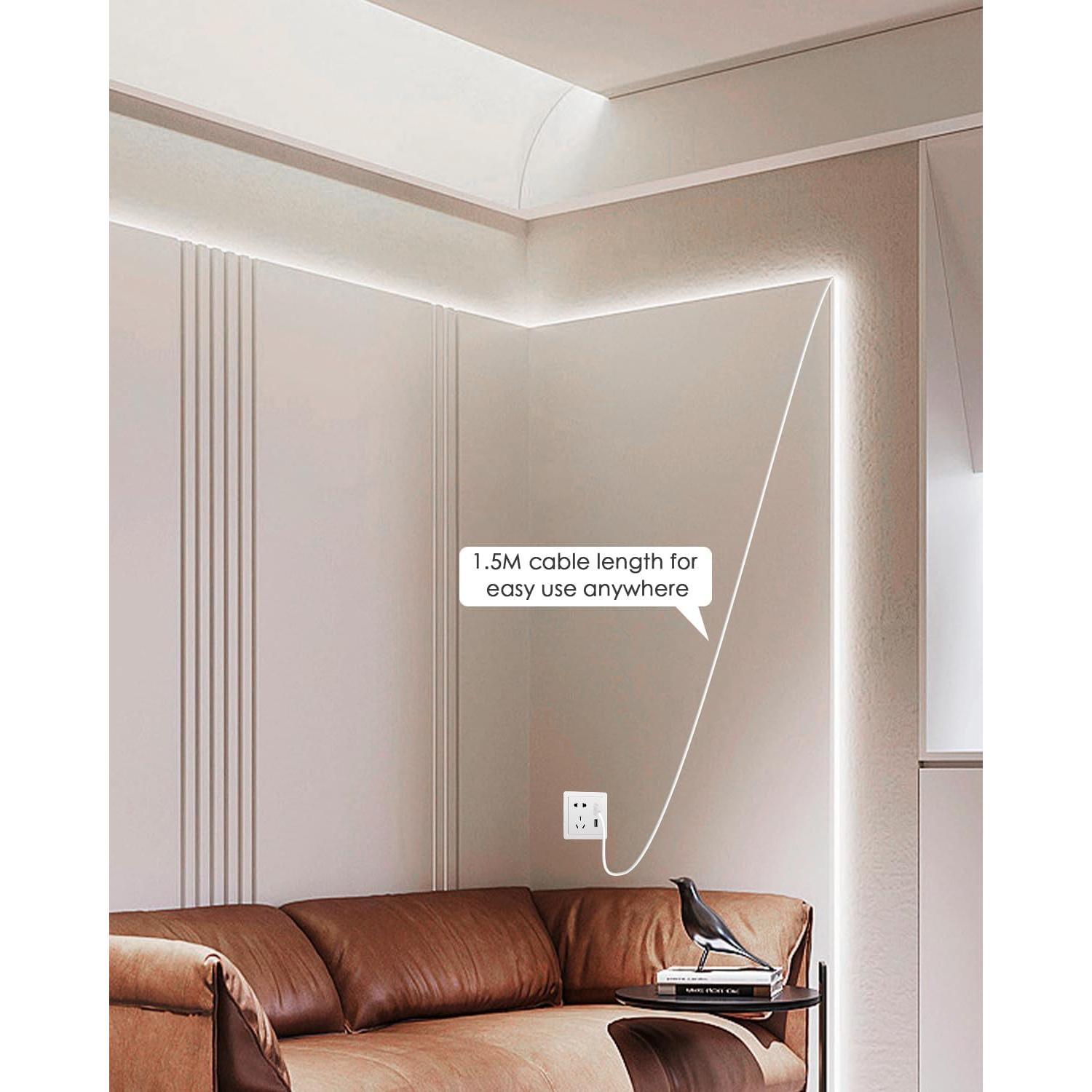 Cinta LED COB Aclorol 1M Regulable USB 6000K 320 LEDs