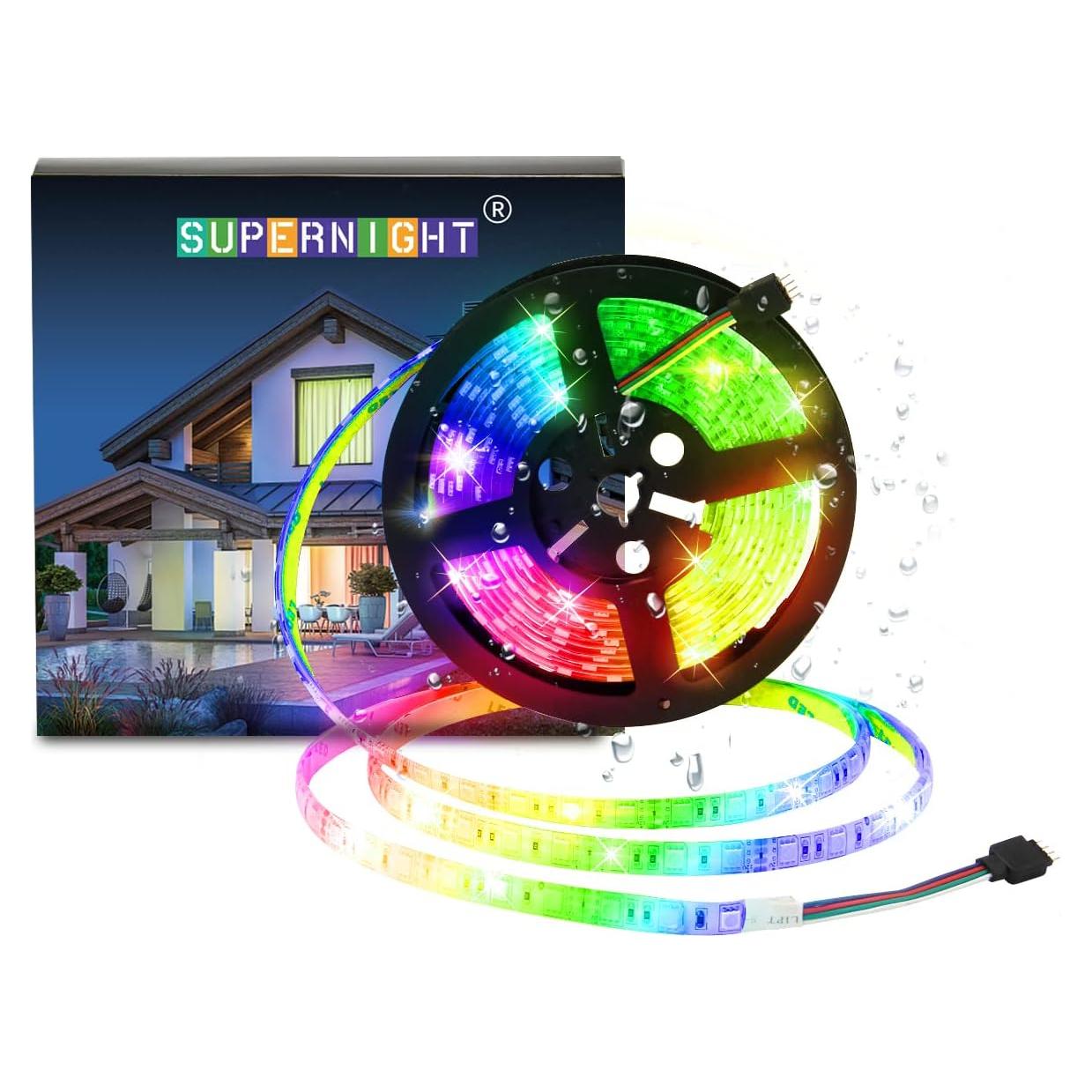 Tira de Luz LED RGB 5M SUPERNIGHT Impermeable SMD 5050