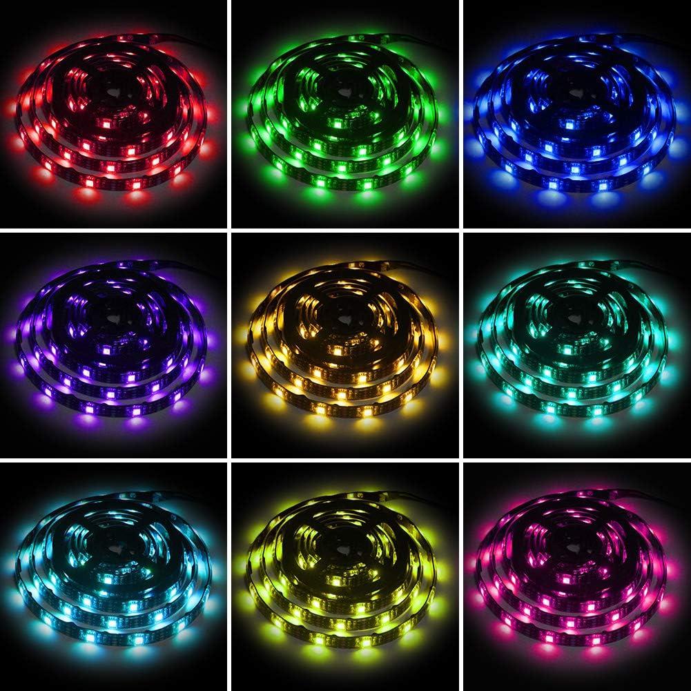 Tira LED RGB 3m USB XYOP con control remoto y memoria