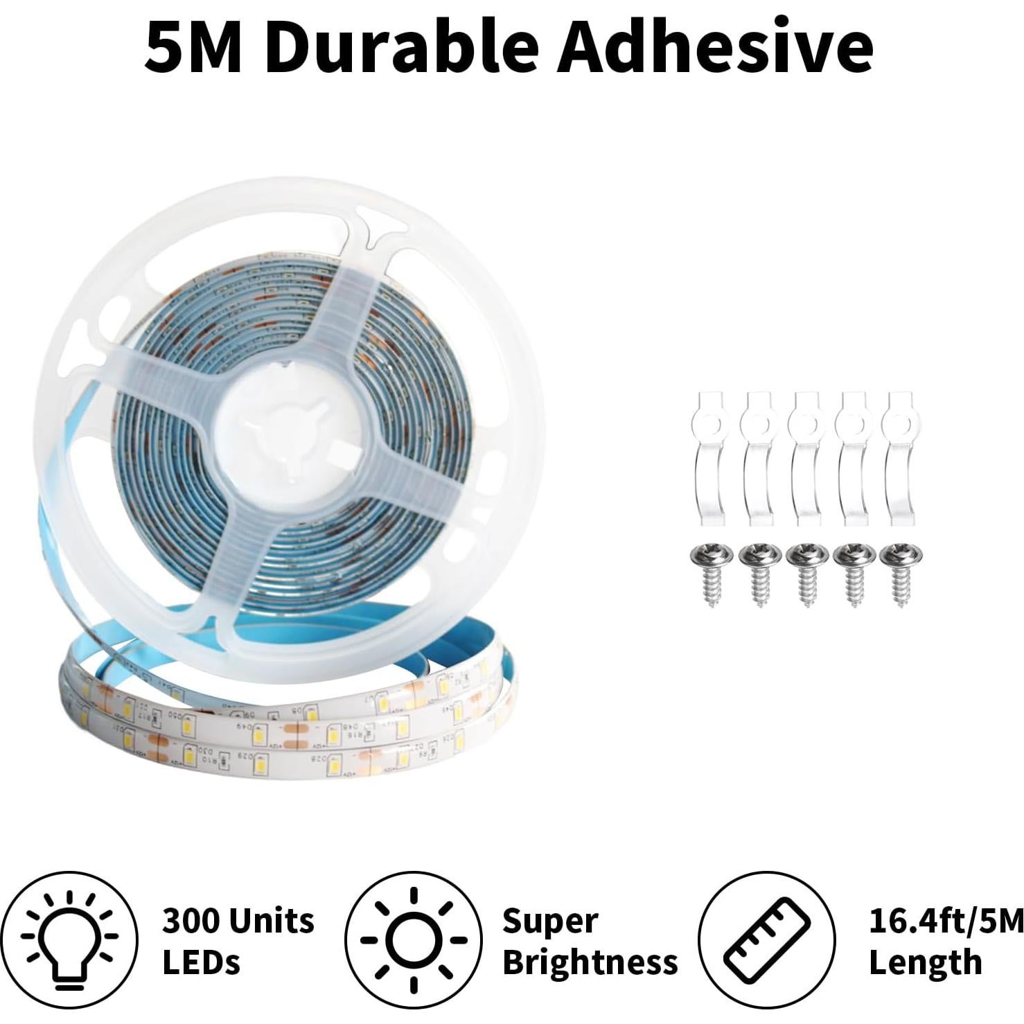 Tira LED Rosa 5m iNextStation 300 LEDs Flexible 12V