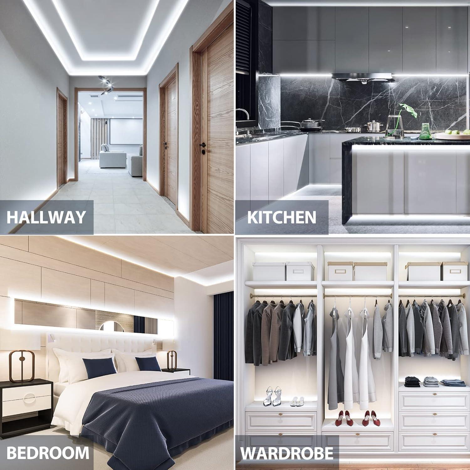 Tira de Luz LED COB 1m 2Pack LFKJ Blanca 6000K USB