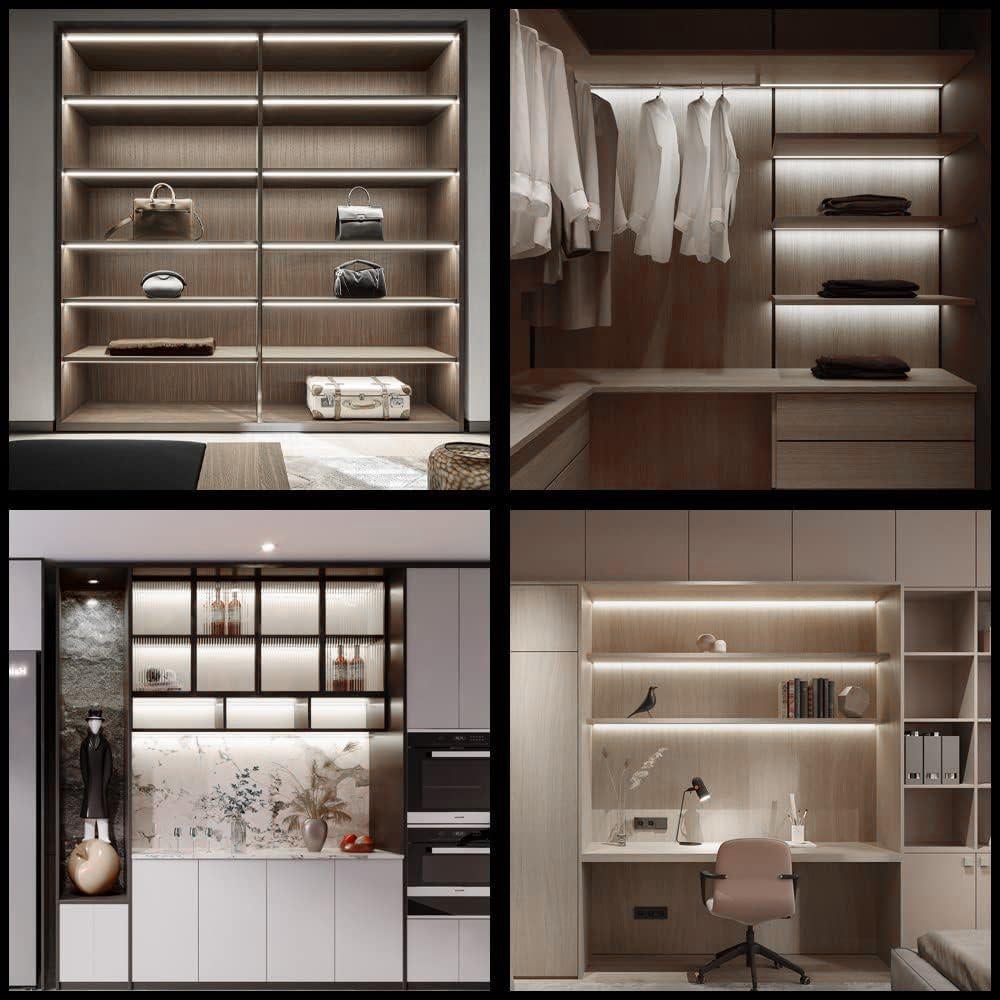 Tira de Luz LED COB 1m 2Pack LFKJ Blanca 6000K USB