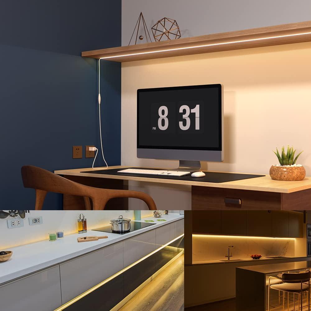 Tira LED FCOB BTF-LIGHTING 2m USB 640 LEDs Blanco Cálido 3000K