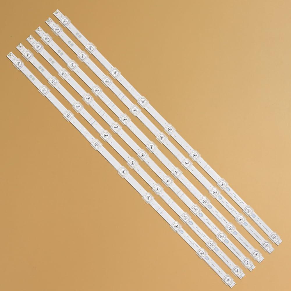 Tiras de retroiluminación LED GuuYebe para TV 65" - 6 piezas