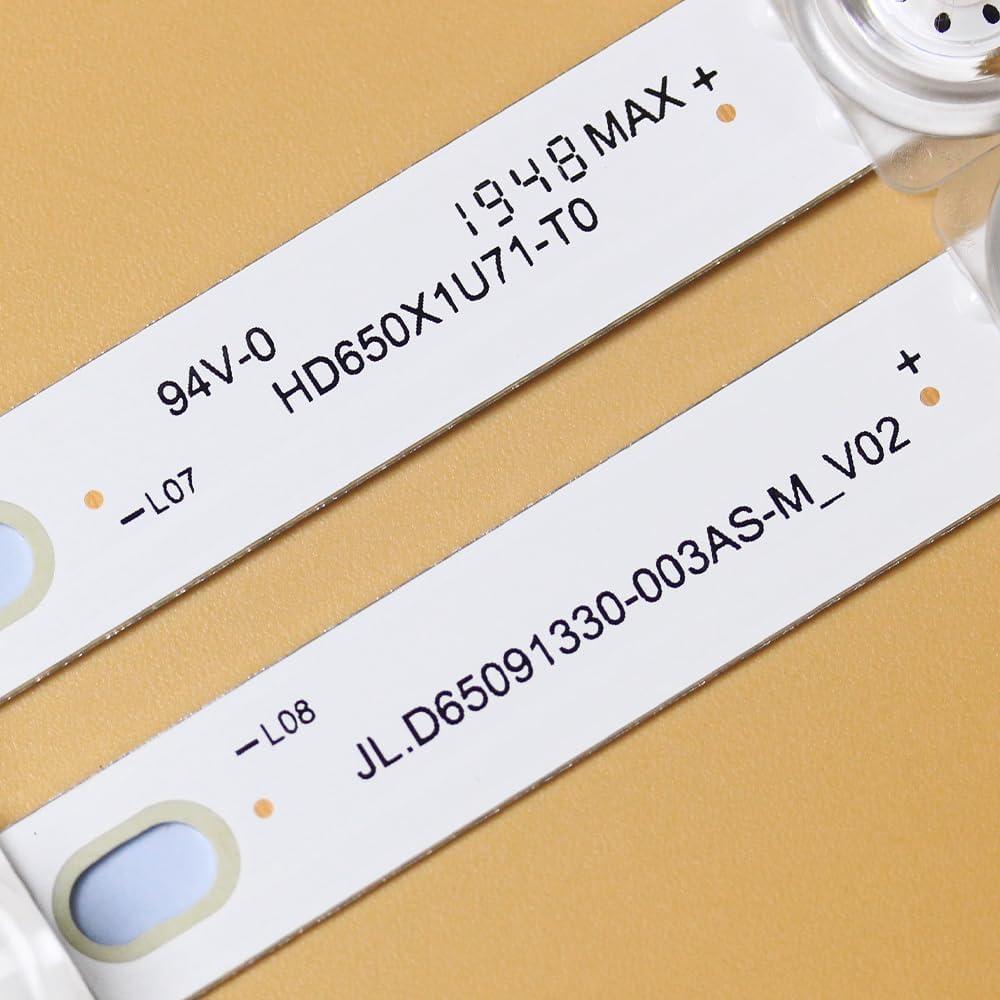 Tiras de retroiluminación LED GuuYebe para TV 65" - 6 piezas