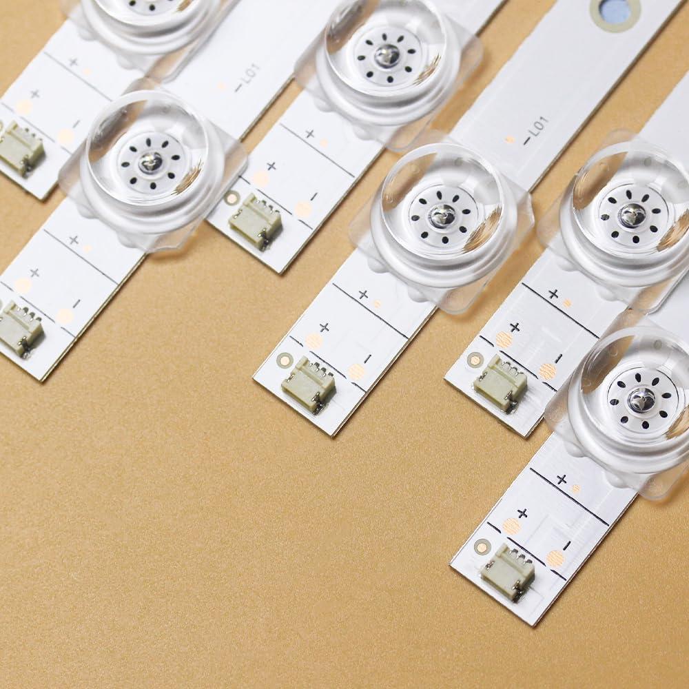 Tiras de retroiluminación LED GuuYebe para TV 65" - 6 piezas