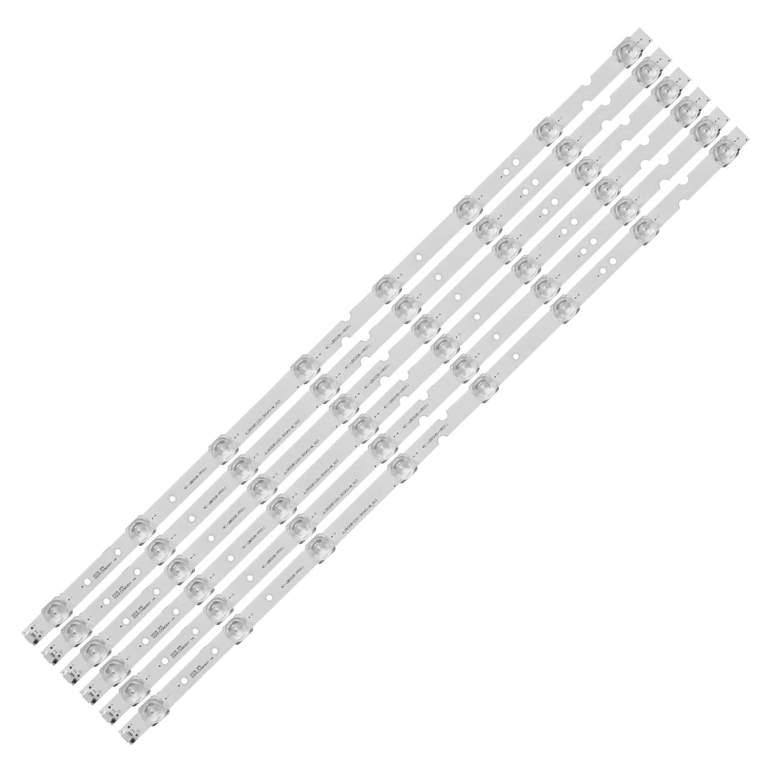 Juego de 6 Tiras LED de Reemplazo para TV TCL 65HR330M08A1