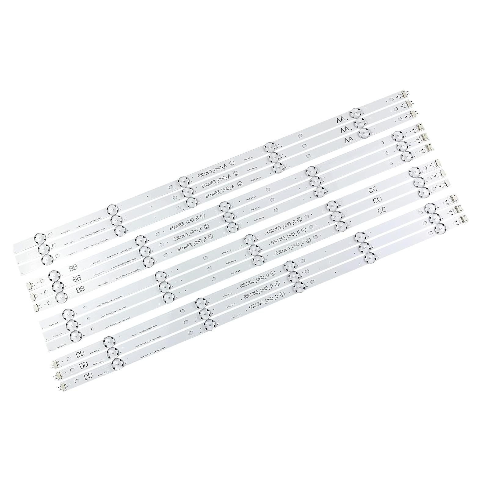 Tiras de Retroiluminación LED PANMILED 12 Piezas para TV LG 165 cm