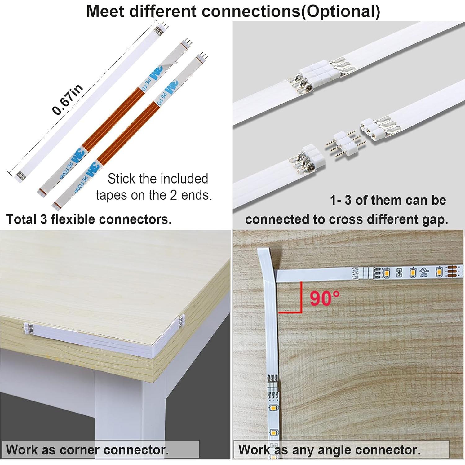 Kit de Iluminación Bajo Gabinete WOBANE 2m LED 1200lm 2700K