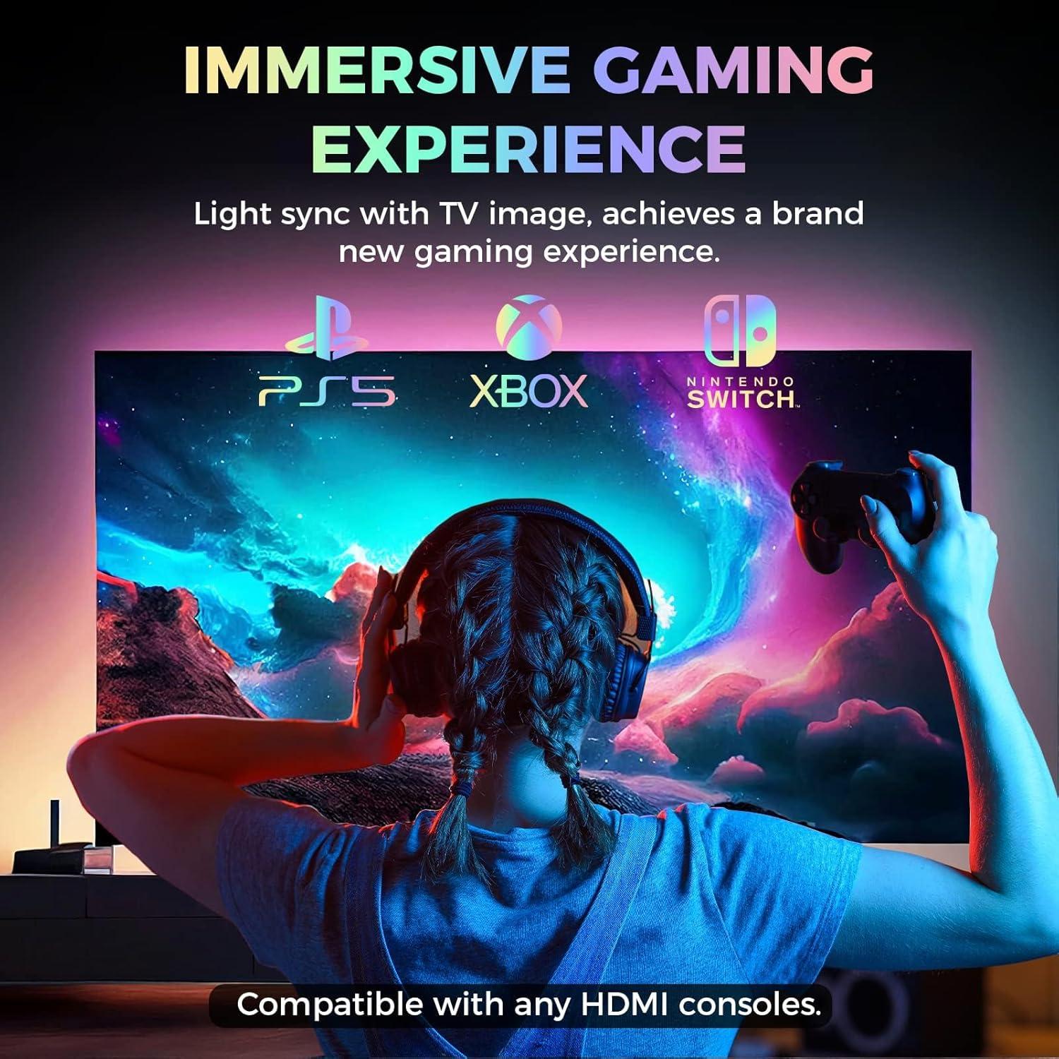 Tira LED de Retroiluminación MG 5m para TV 75-85" HDMI