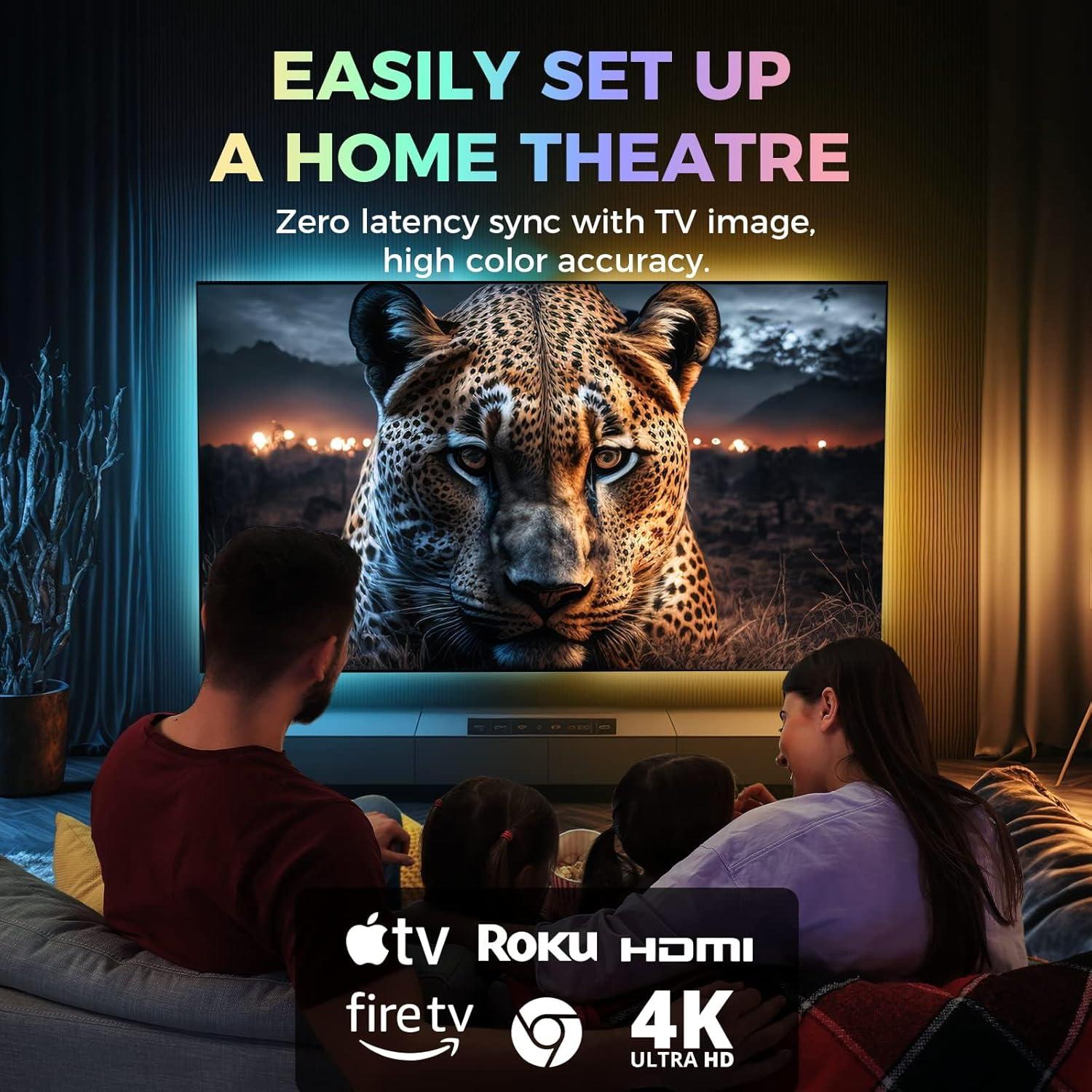 Tira LED de Retroiluminación MG 5m para TV 75-85" HDMI