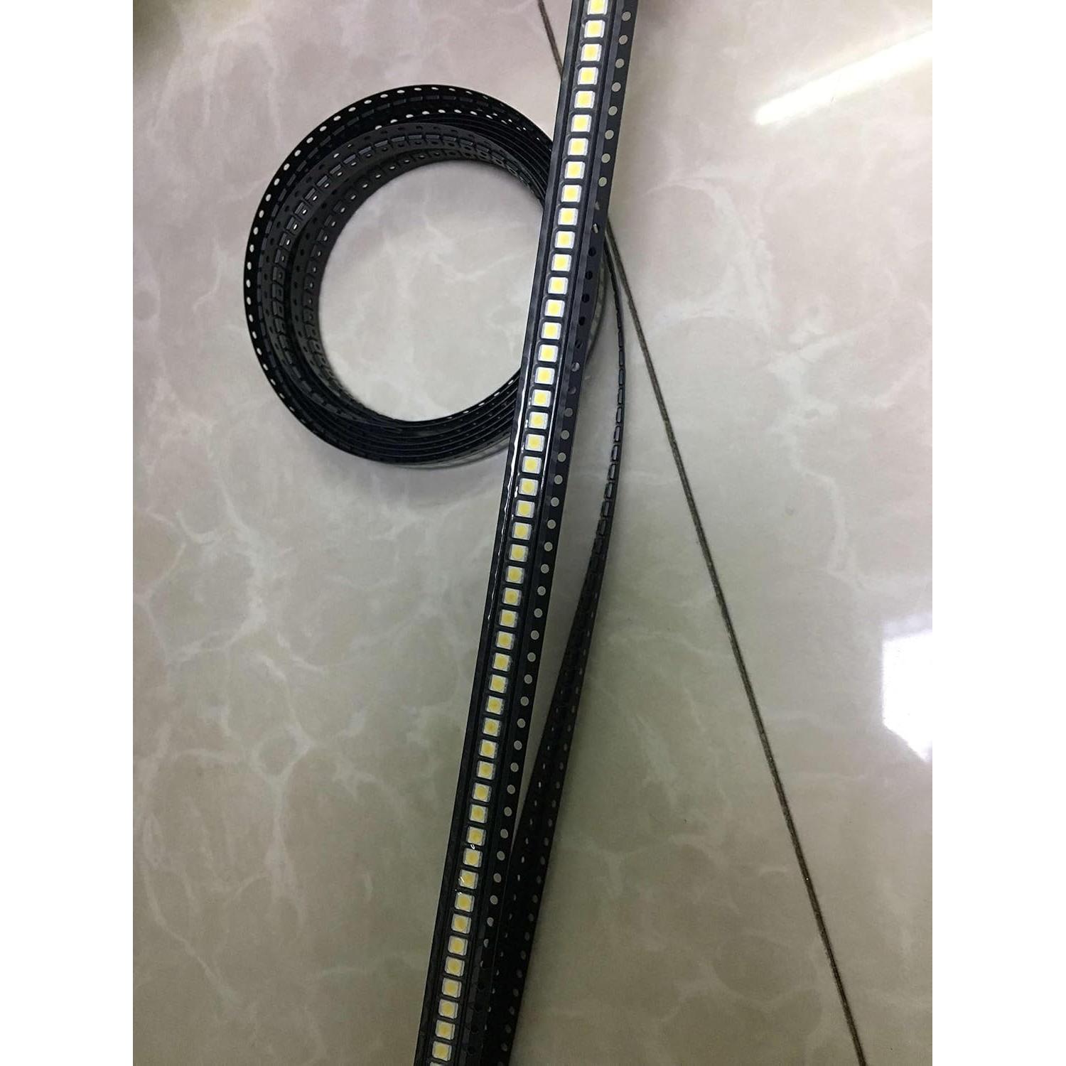 Taidacent 100pcs LED SMD 3528 Perlas Retroiluminación TV LCD