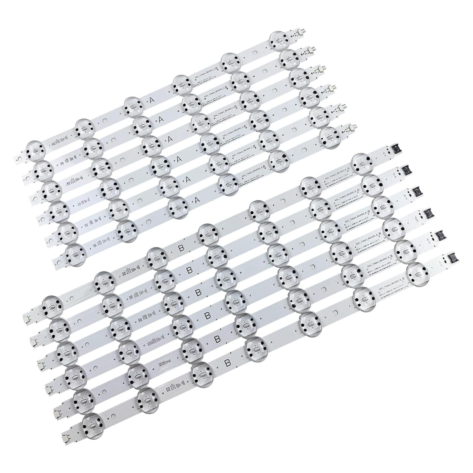 Tiras de Retroiluminación LED PANMILED 12 Piezas 96cm para TV LG