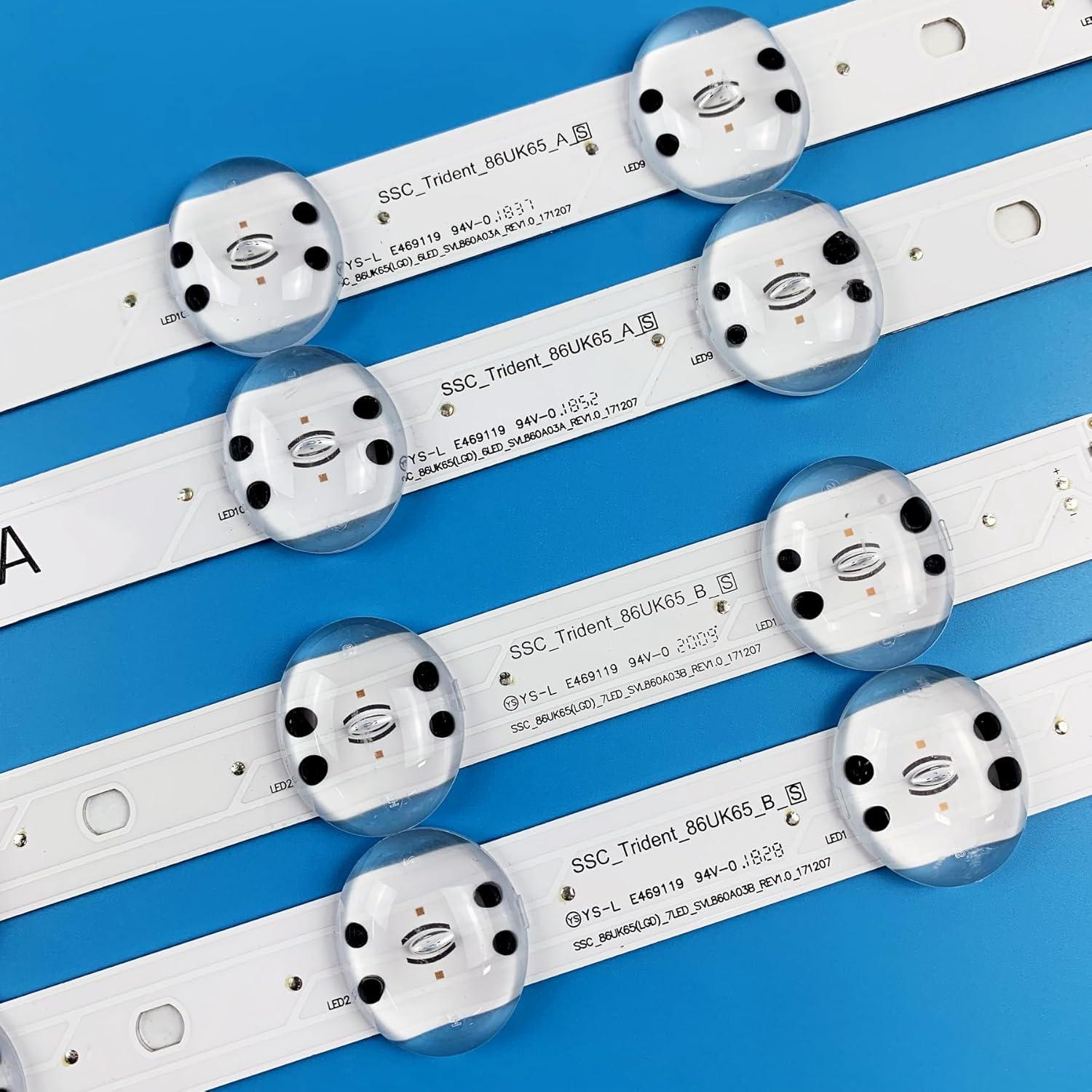 Tiras de Retroiluminación LED PANMILED 12 Piezas 96cm para TV LG