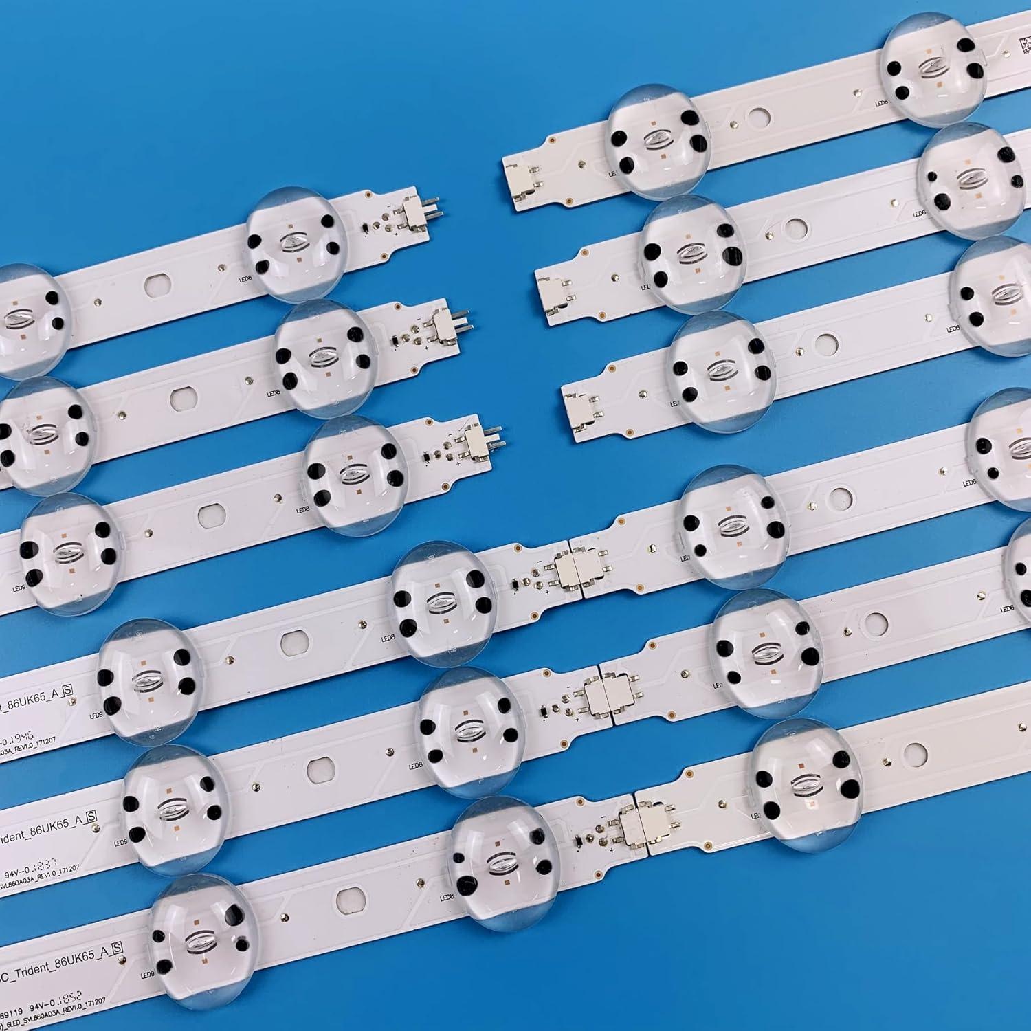 Tiras de Retroiluminación LED PANMILED 12 Piezas 96cm para TV LG