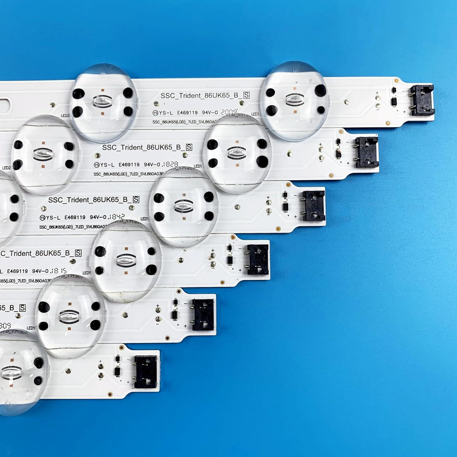 Tiras de Retroiluminación LED PANMILED 12 Piezas 96cm para TV LG