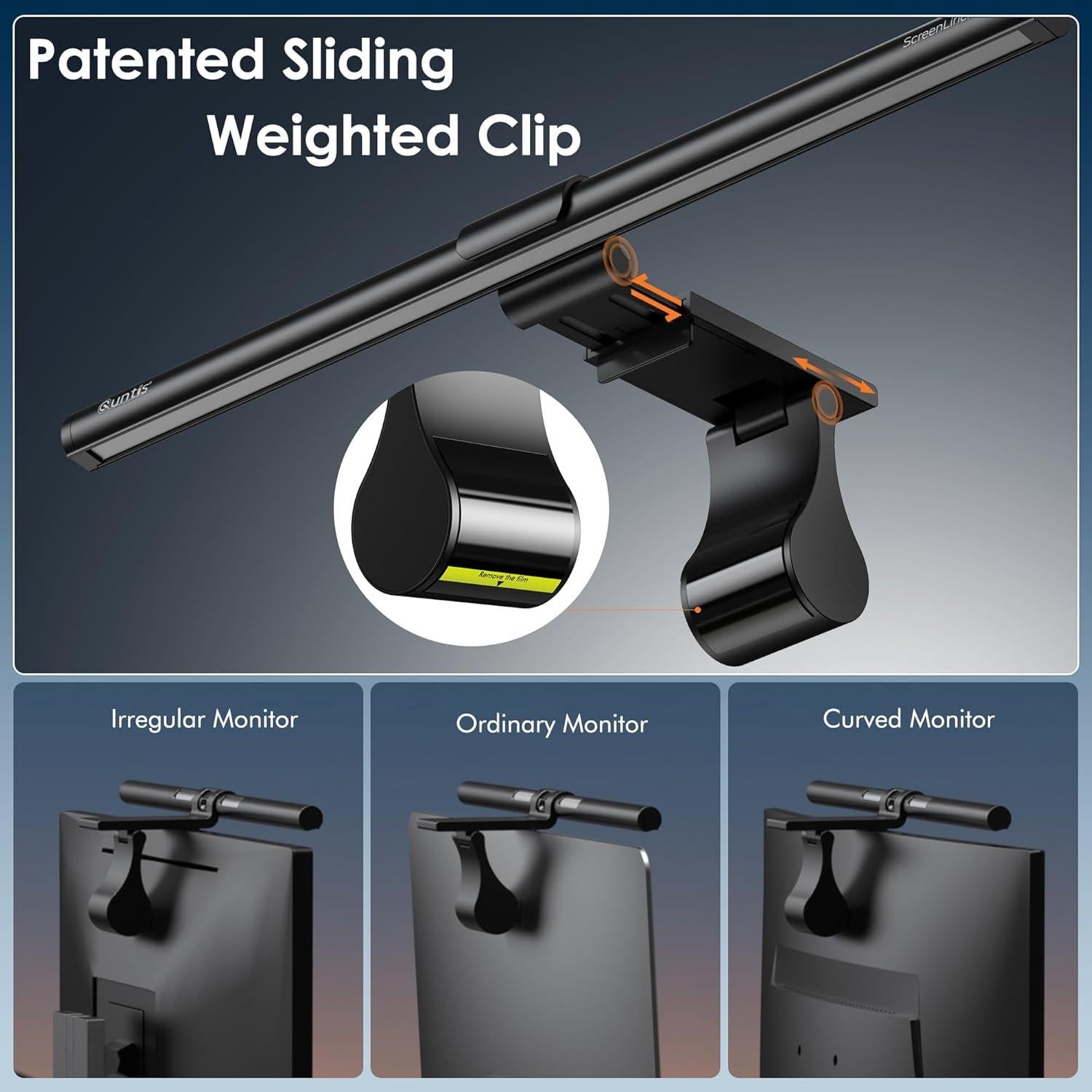 Barra de Luz para Monitor Quntis ScreenLinear, 15-29"